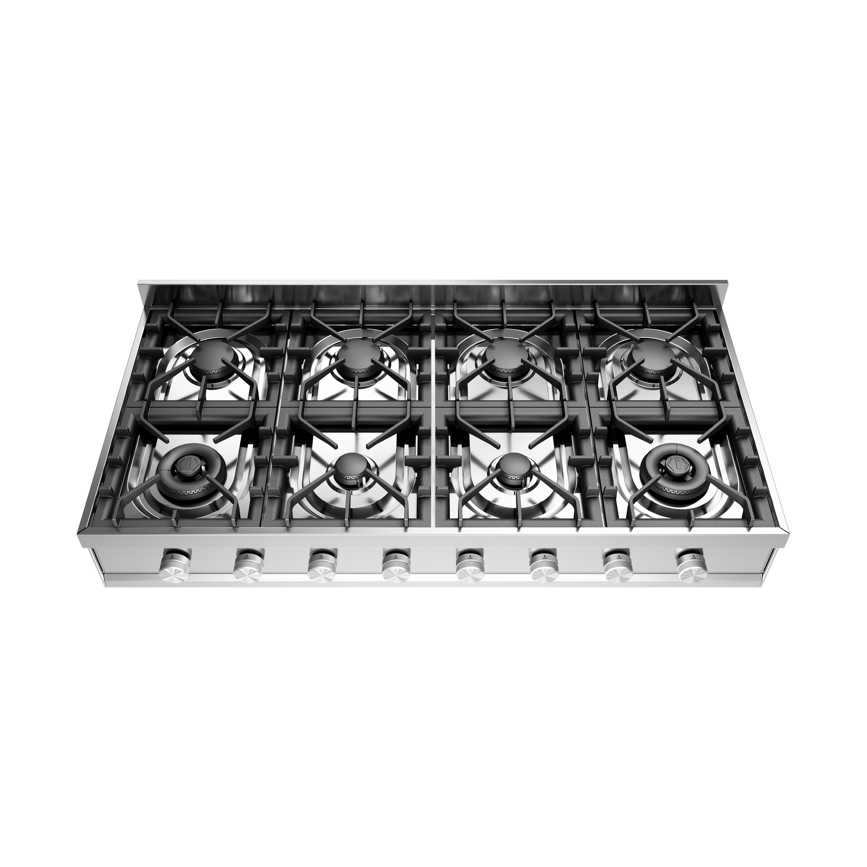 Afficher le produit Professional Plus | Plaque de cuisson gaz de 120 cm avec 8 brûleurs du fabricant ILVE