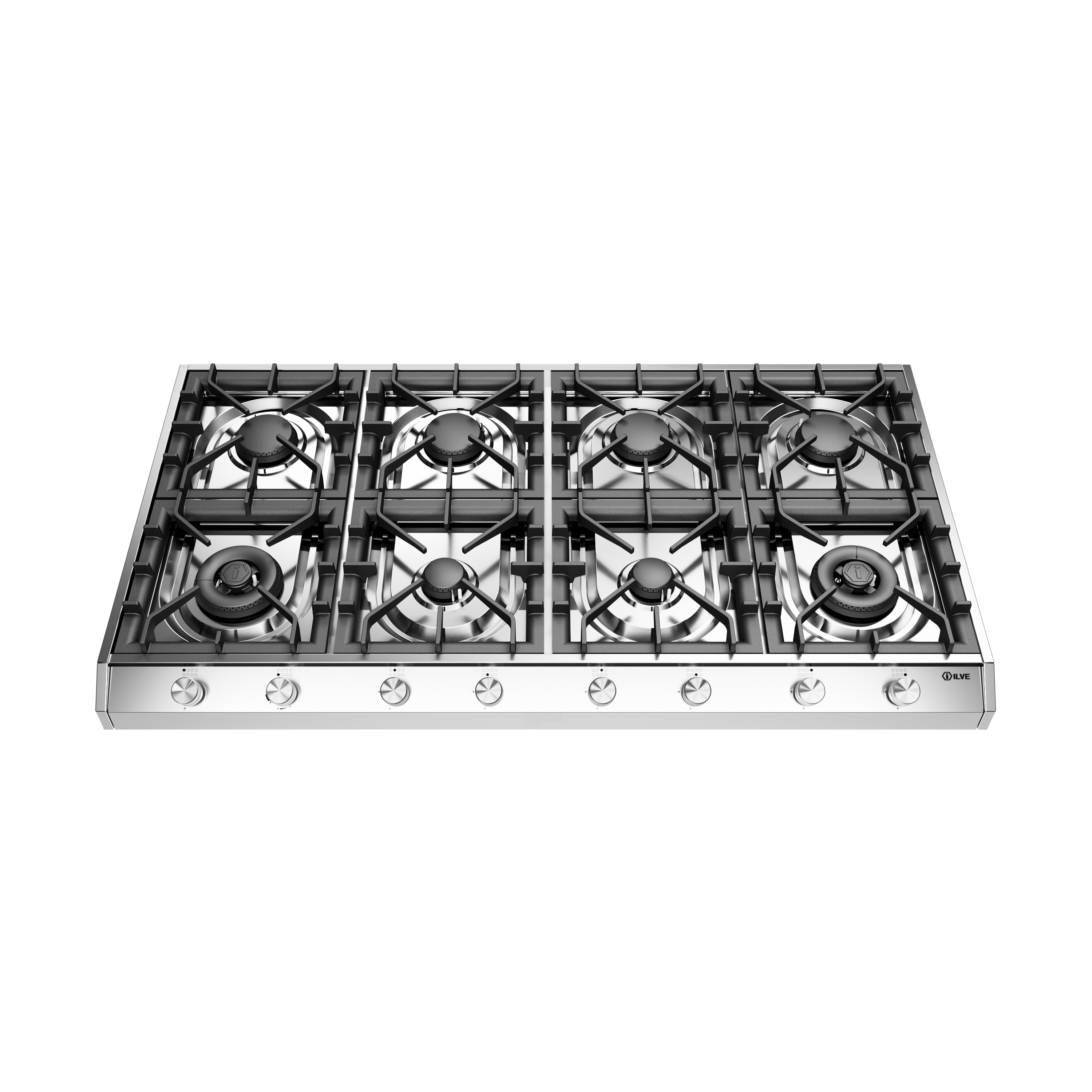 Display product Professional Plus | Gas hob, 120 cm with 8 burners from manufacturer ILVE