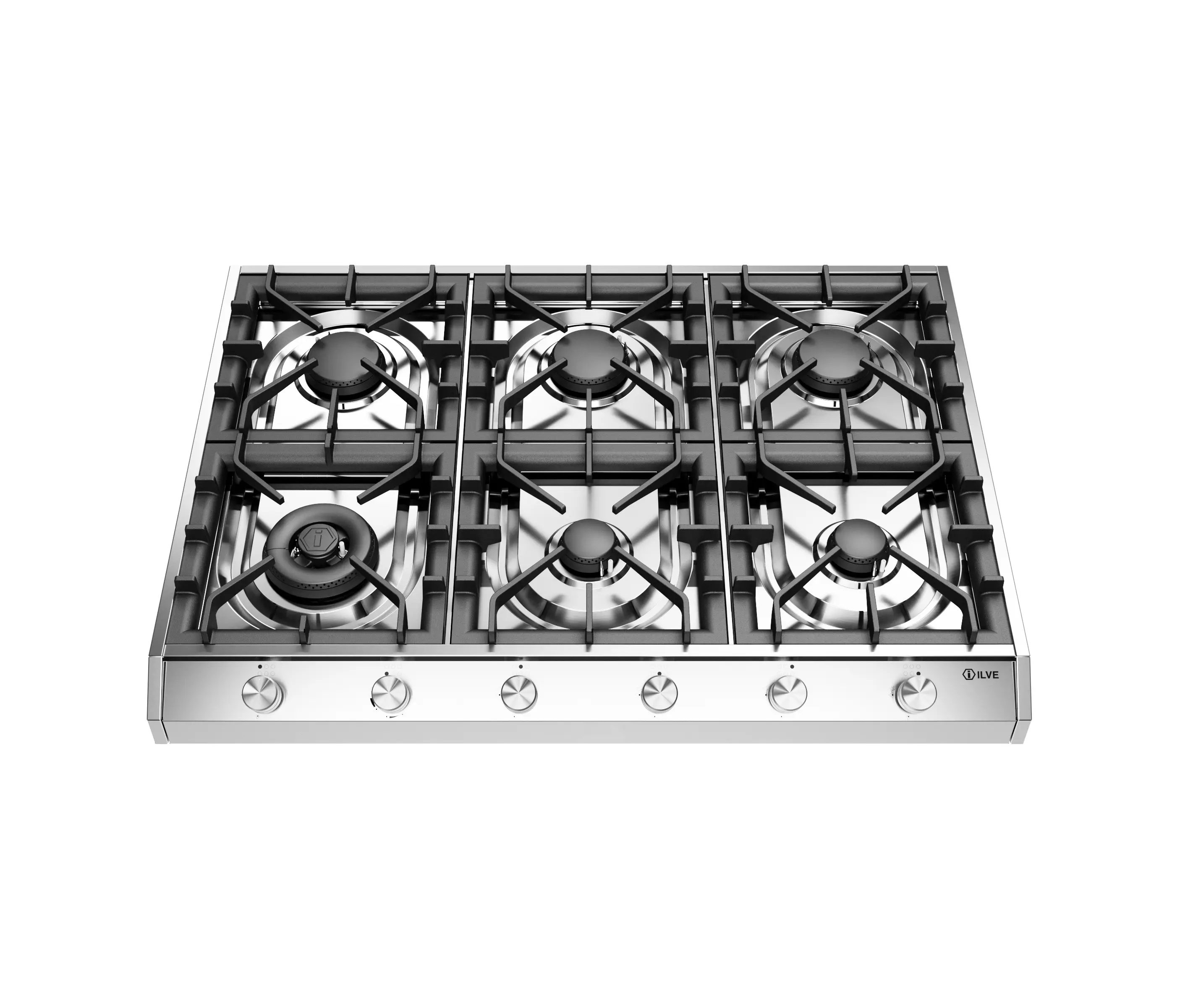 ILVE - Professional Plus | Gas hob, 90 cm with 6 burners