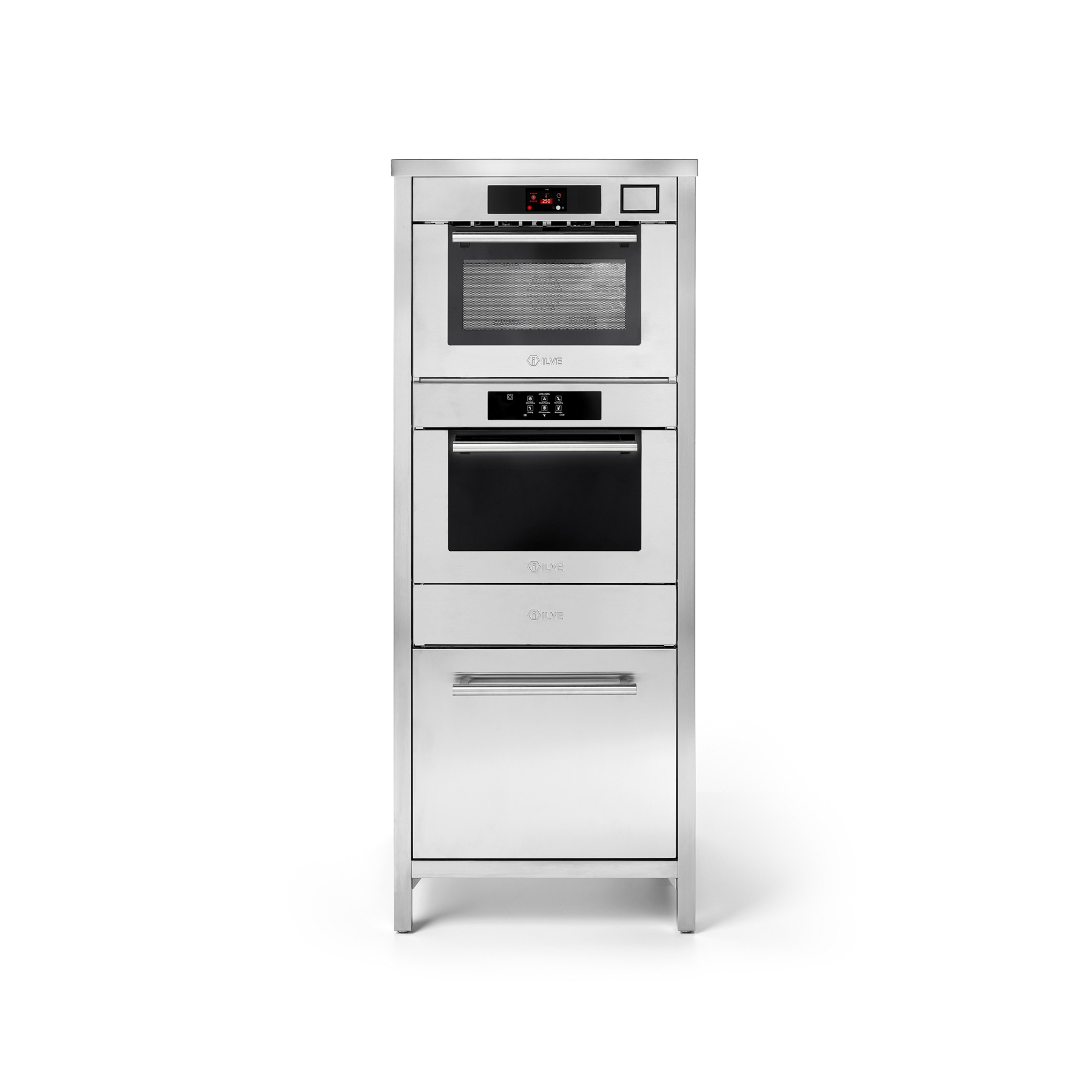 Produkt Professional Plus | Multifunktionssäule aus Edelstahl des Herstellers ILVE anzeigen