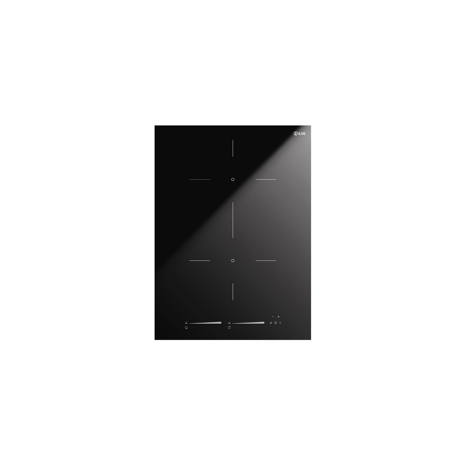 Display product Nostalgie | 38 cm 2 zone induction hob from manufacturer ILVE