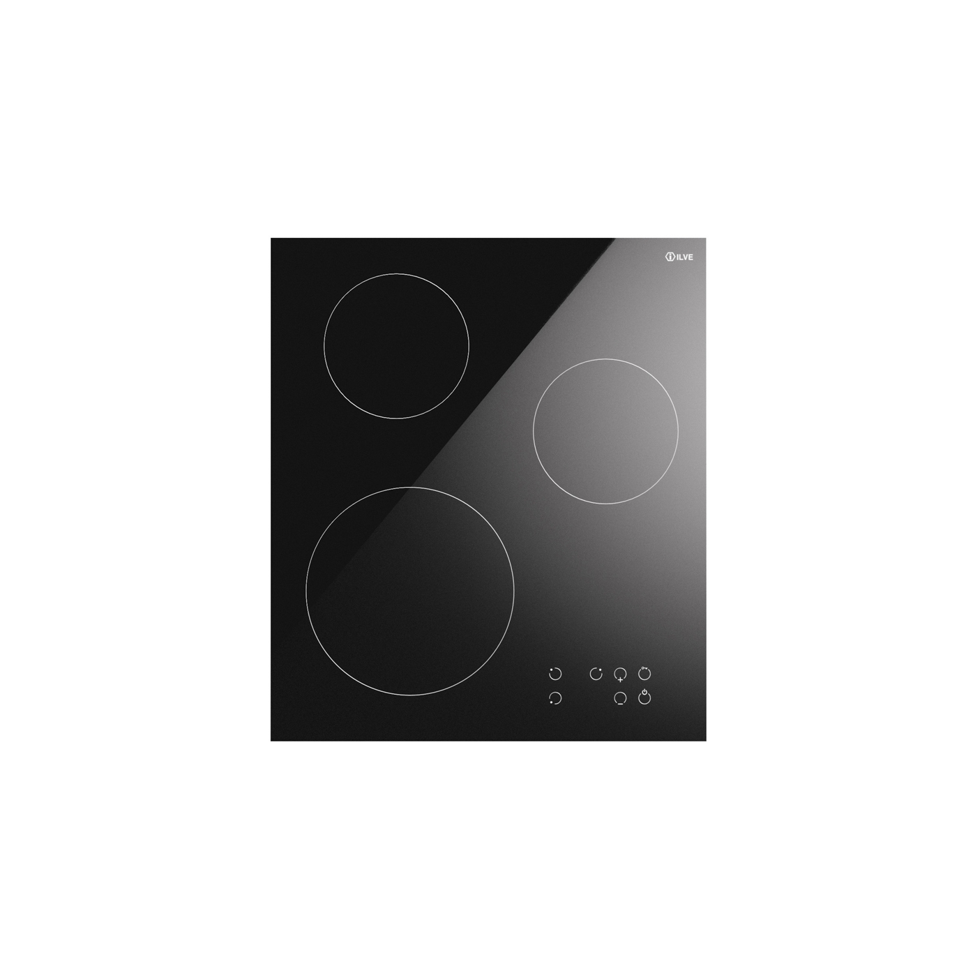 Display product Nostalgie | 45 cm 3 zone induction hob from manufacturer ILVE