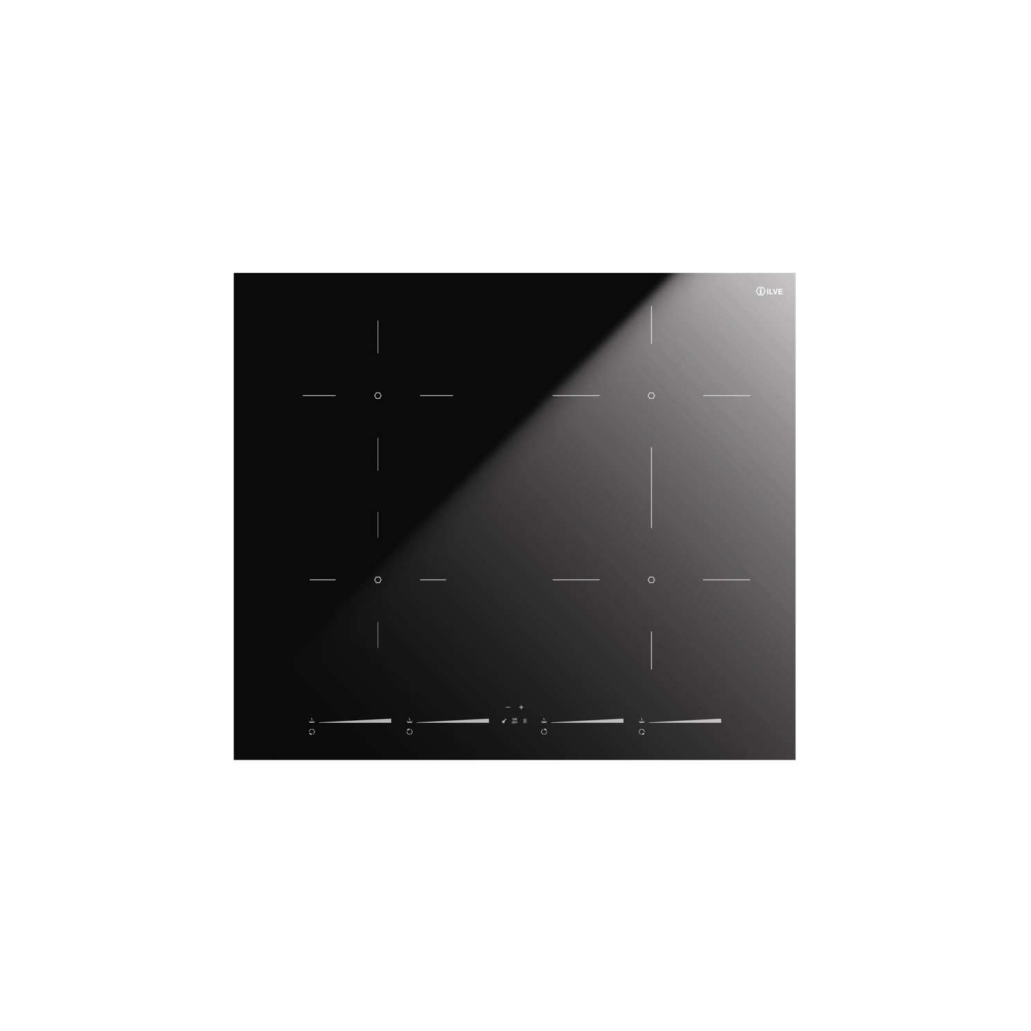 Afficher le produit Professional Plus | 60 cm 4 zone induction hob du fabricant ILVE