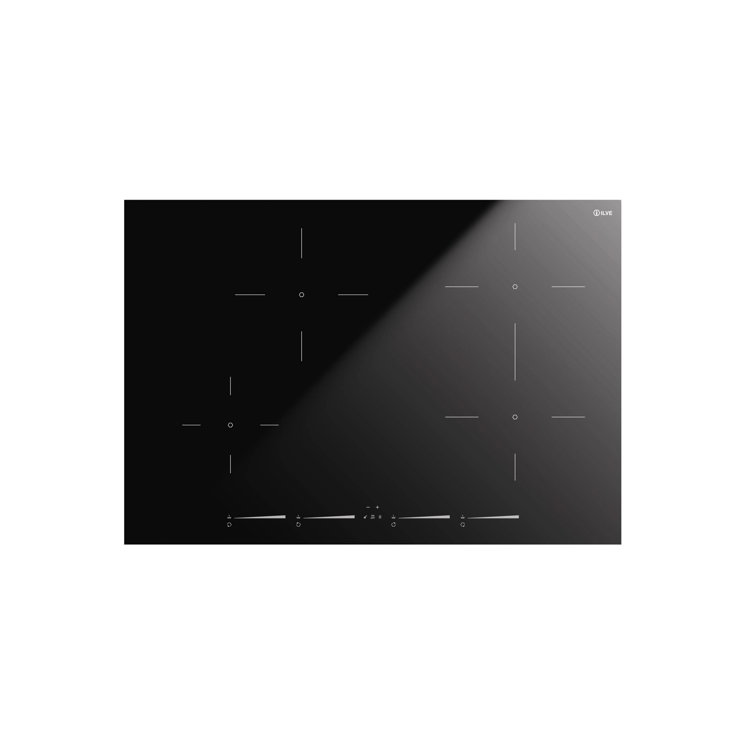 Display product Professional Plus | 75 cm 4 zone induction hob from manufacturer ILVE