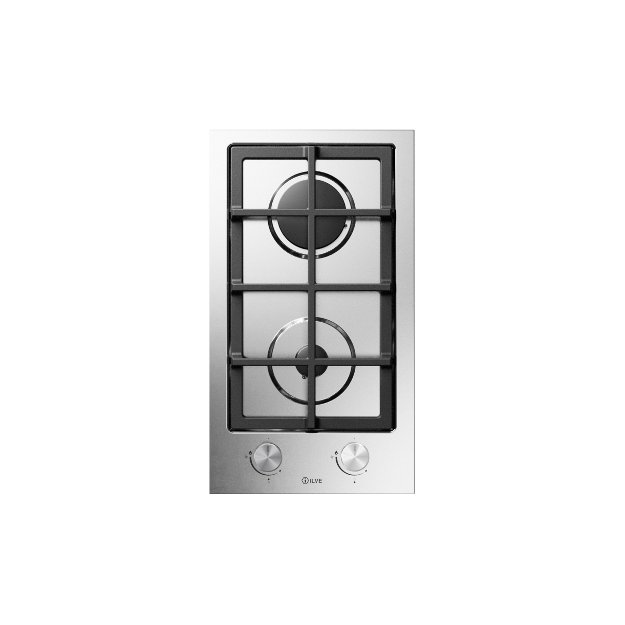 Display product Professional Plus | 30 cm stainless steel gas hob 2 burners from manufacturer ILVE