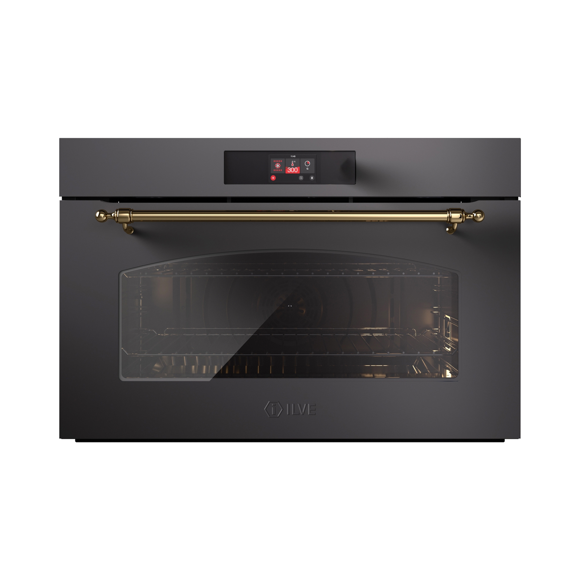 Display product Nostalgie | 90 cm enamelled steel TFT built-in oven from manufacturer ILVE