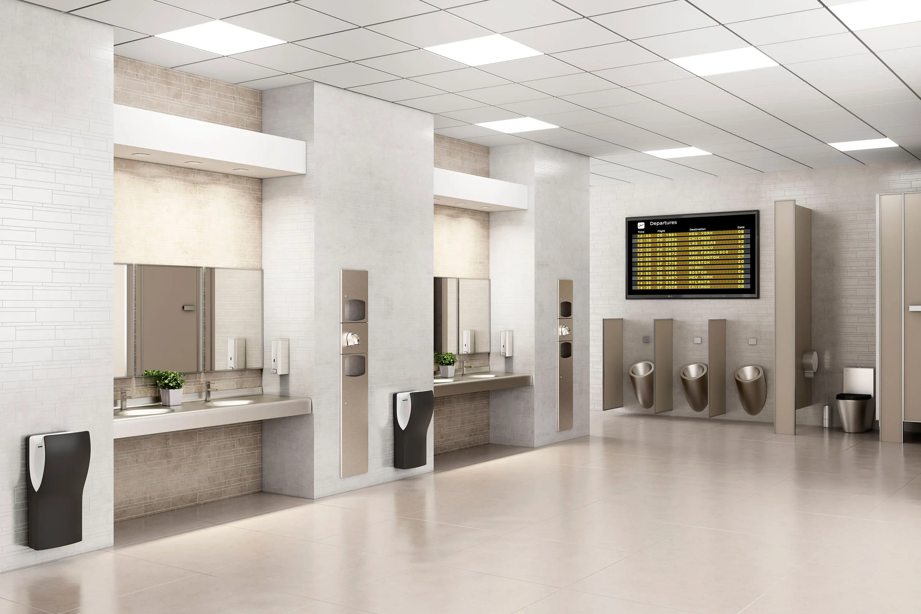 Mediclinics - Hand Dryers | DualFlow Plus | M14A white finish