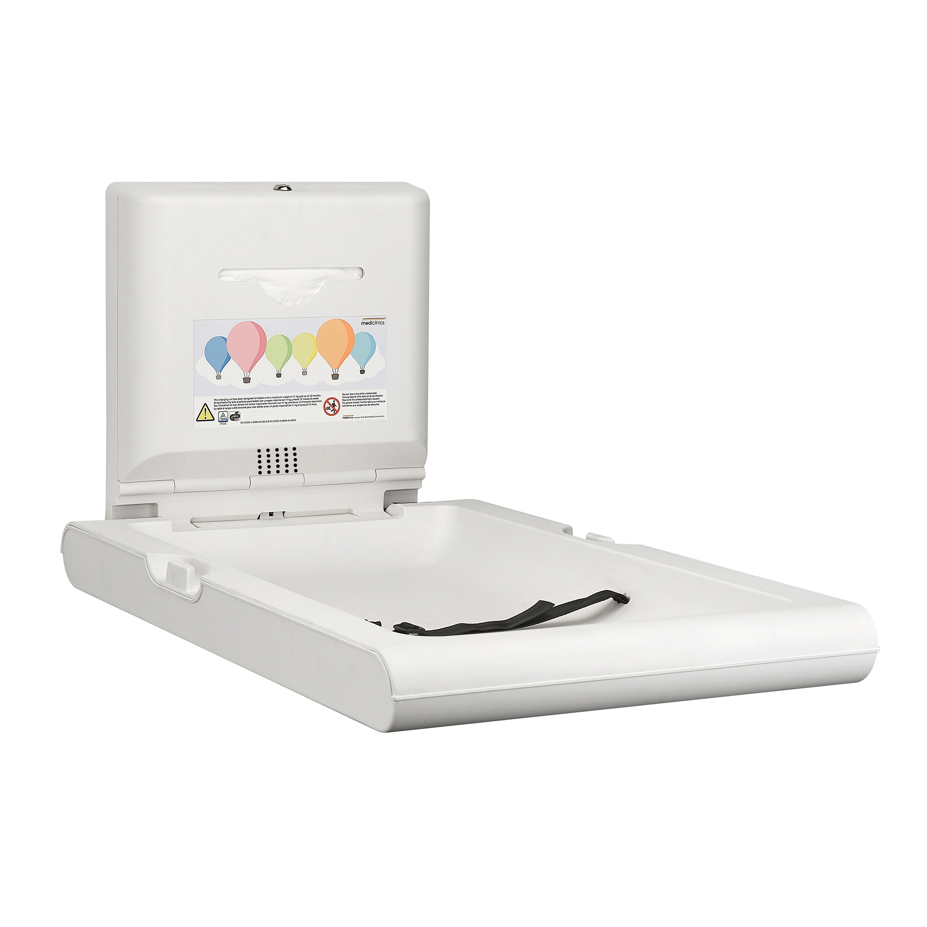 Vertical baby changing stations with Ionizer | BabyMedi | CP0016V-I Vertical baby changing stations With Ionizer | BabyMedi | CP0016H-I white finish white finish