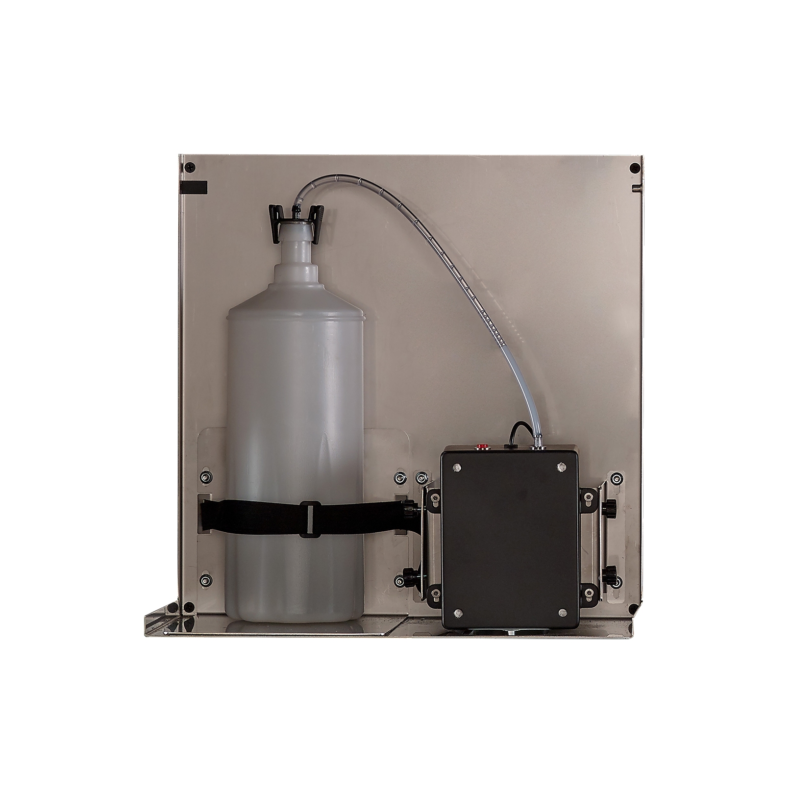 Display product Automatic liquid soap dispenser with bracket to install behind the mirror DJ024BTM from manufacturer Mediclinics