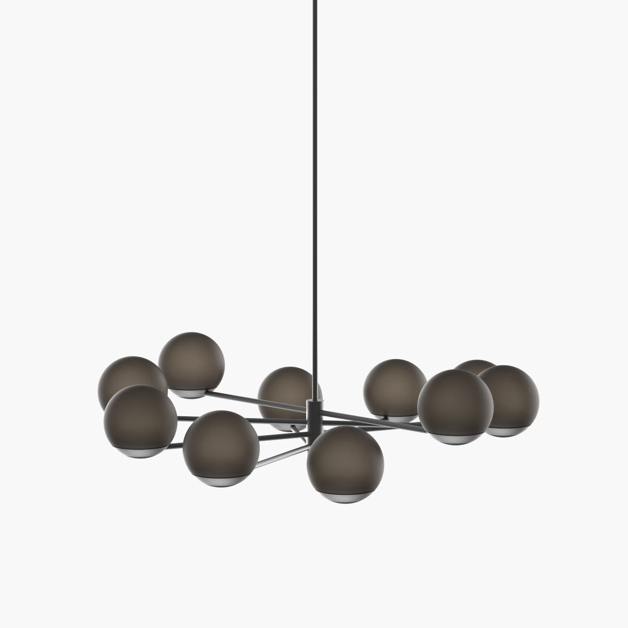 Ball & Hoop | S 19—03 - Black Anodised - Smoked