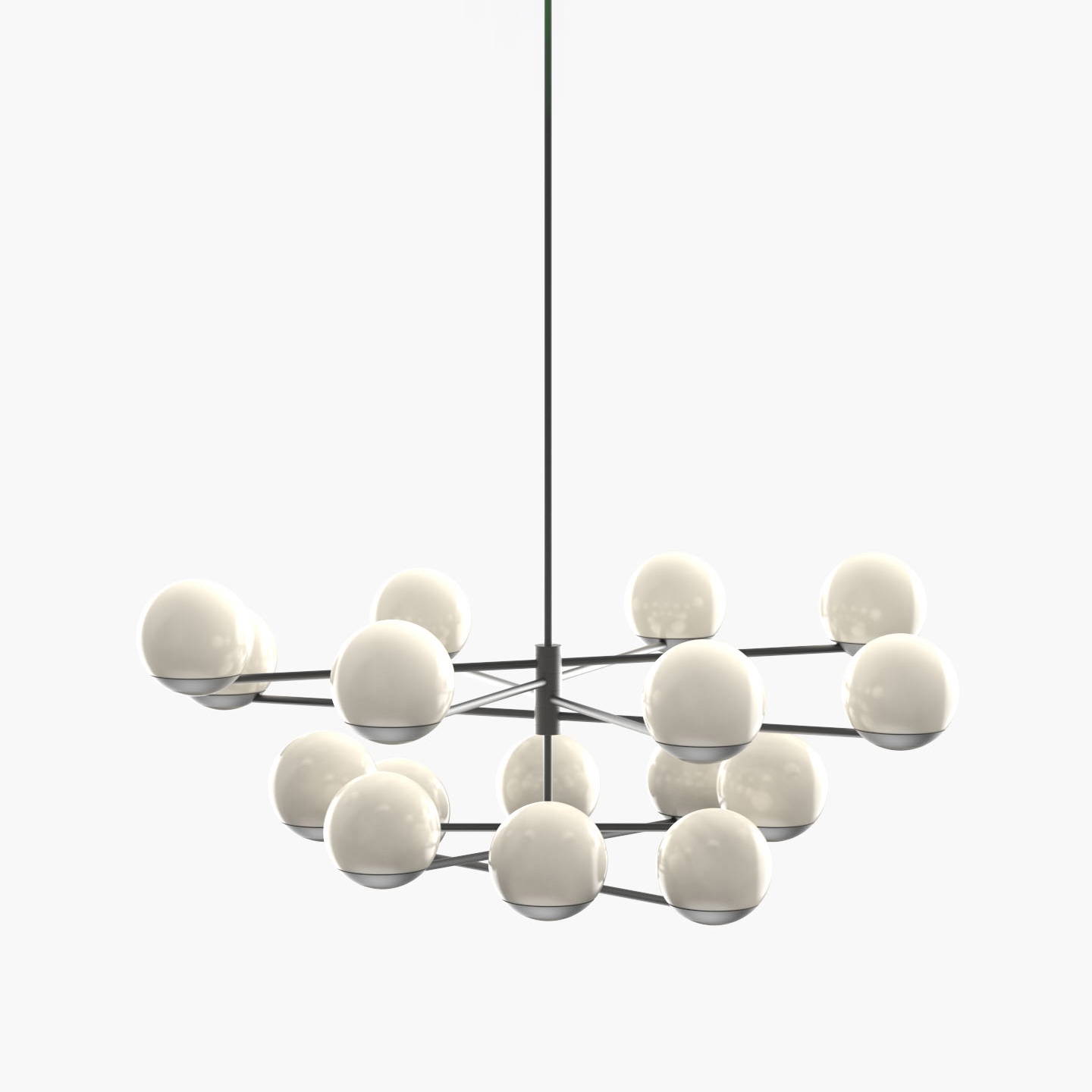 Mostra il prodotto Ball & Hoop | S 19—08 - Black Anodised - Opal del produttore Empty State
