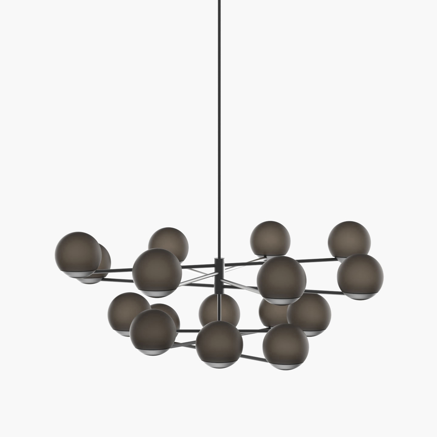 Ball & Hoop | S 19—08 - Black Anodised - Smoked