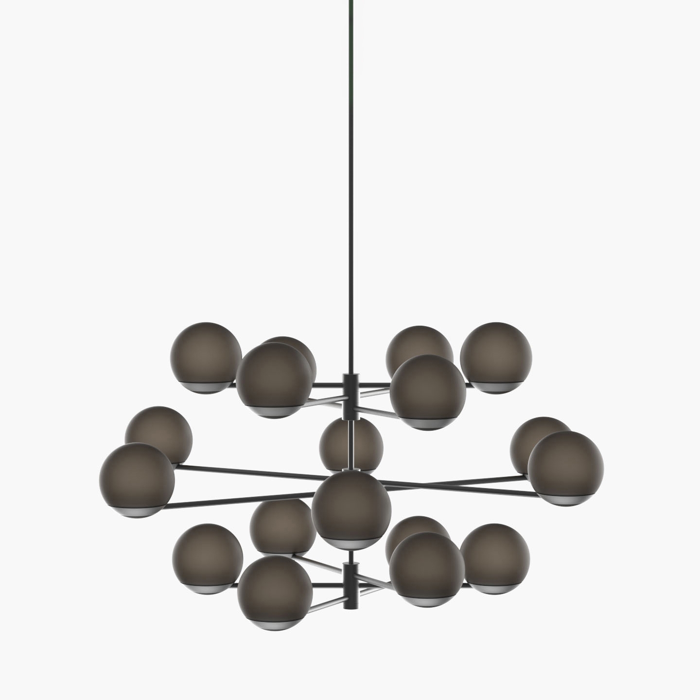 Ball & Hoop | S 19—10 - Black Anodised - Smoked
