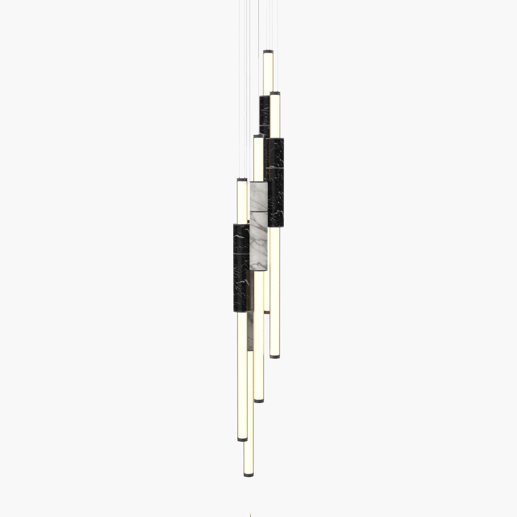 Mostrar el producto Light Pipe | S 58—17 - Black Anodised - Black / White del fabricante Empty State