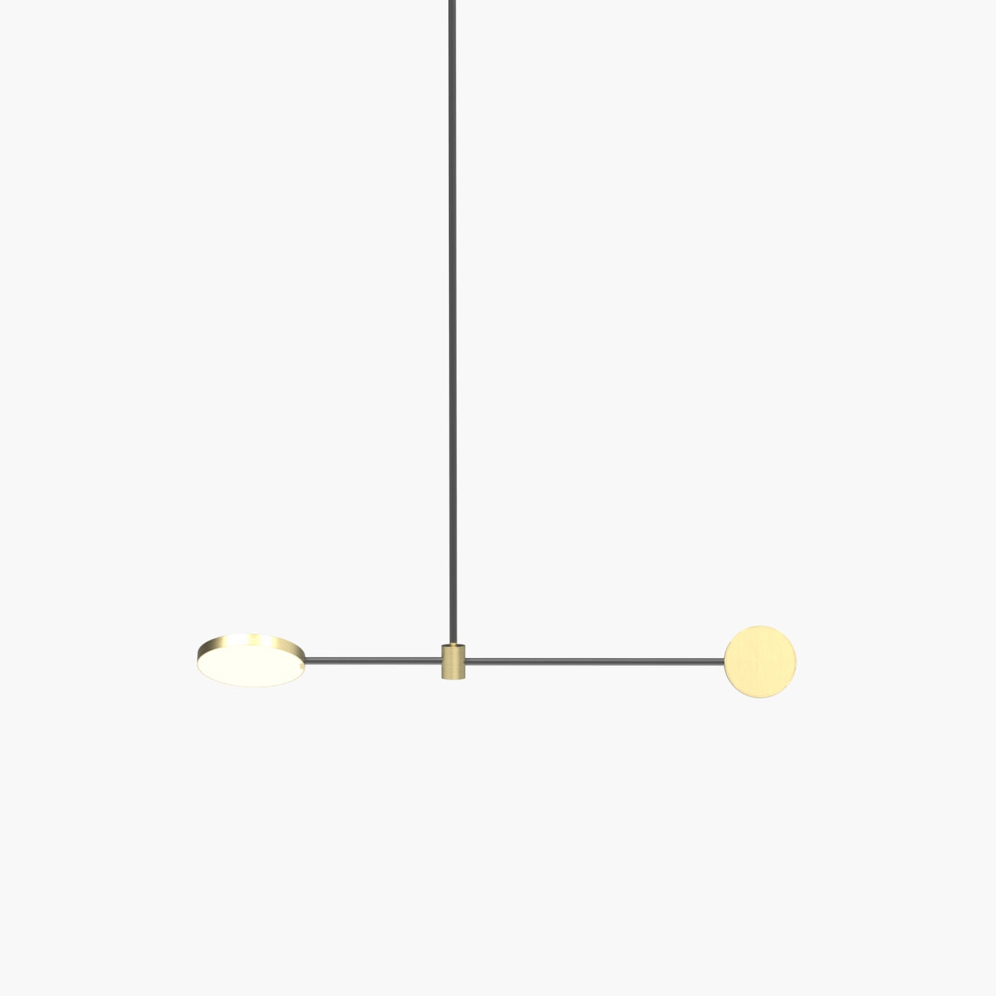 Display product Motion | S 23—02 - Brushed Brass / Black Anodised from manufacturer Empty State