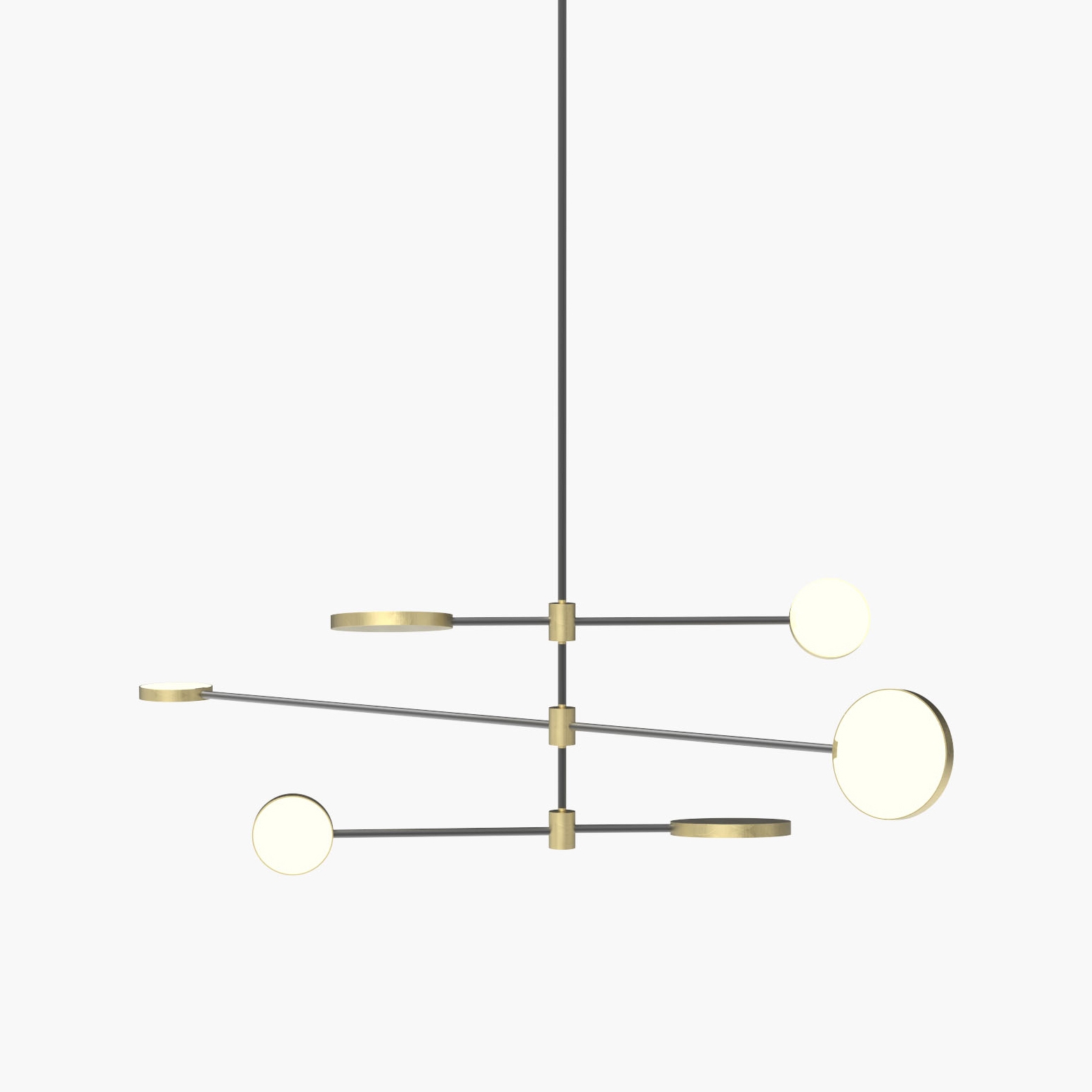 Display product Motion | S 23—10 - Brushed Brass / Black Anodised from manufacturer Empty State