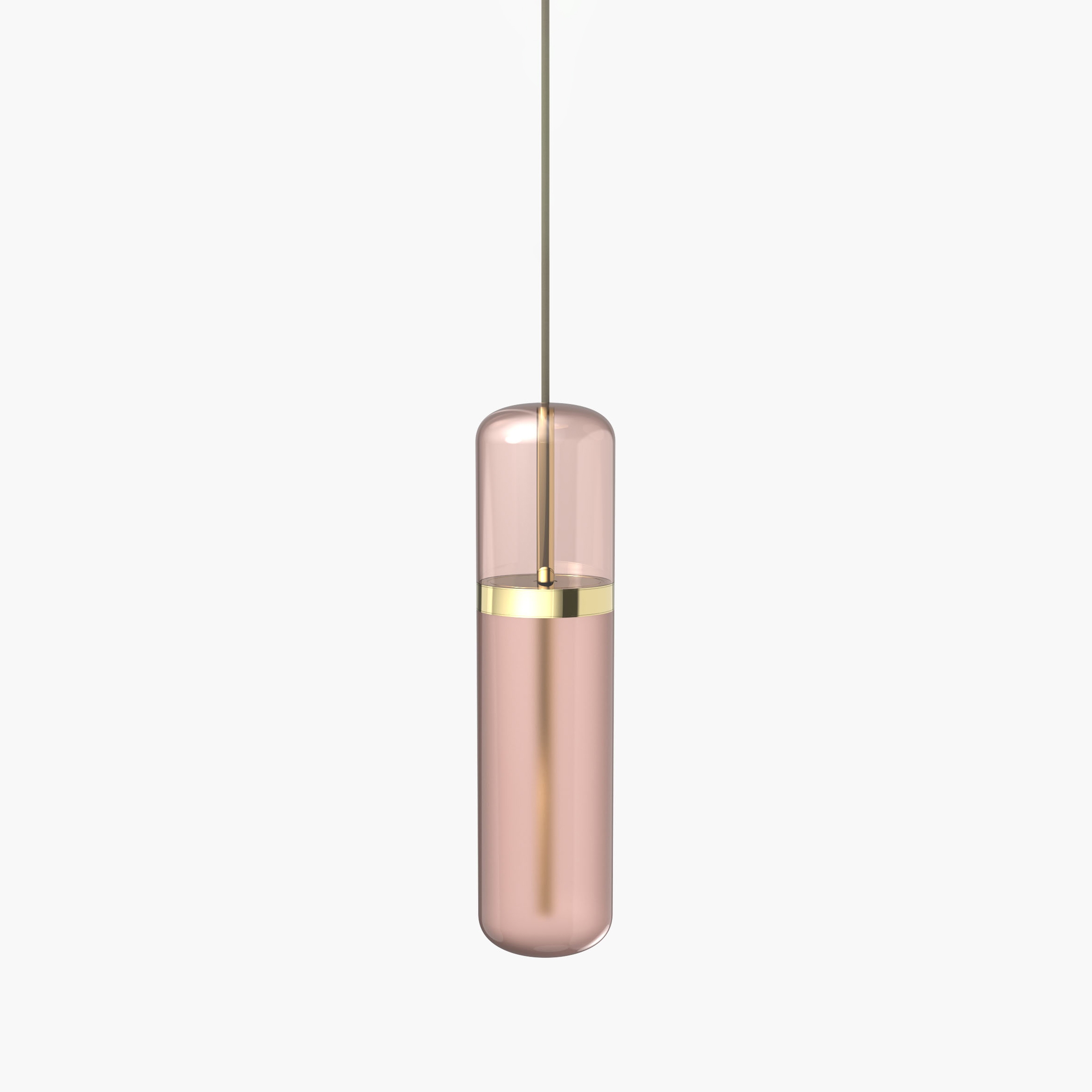 Pill | S 36—01 - Polished Brass - Pink