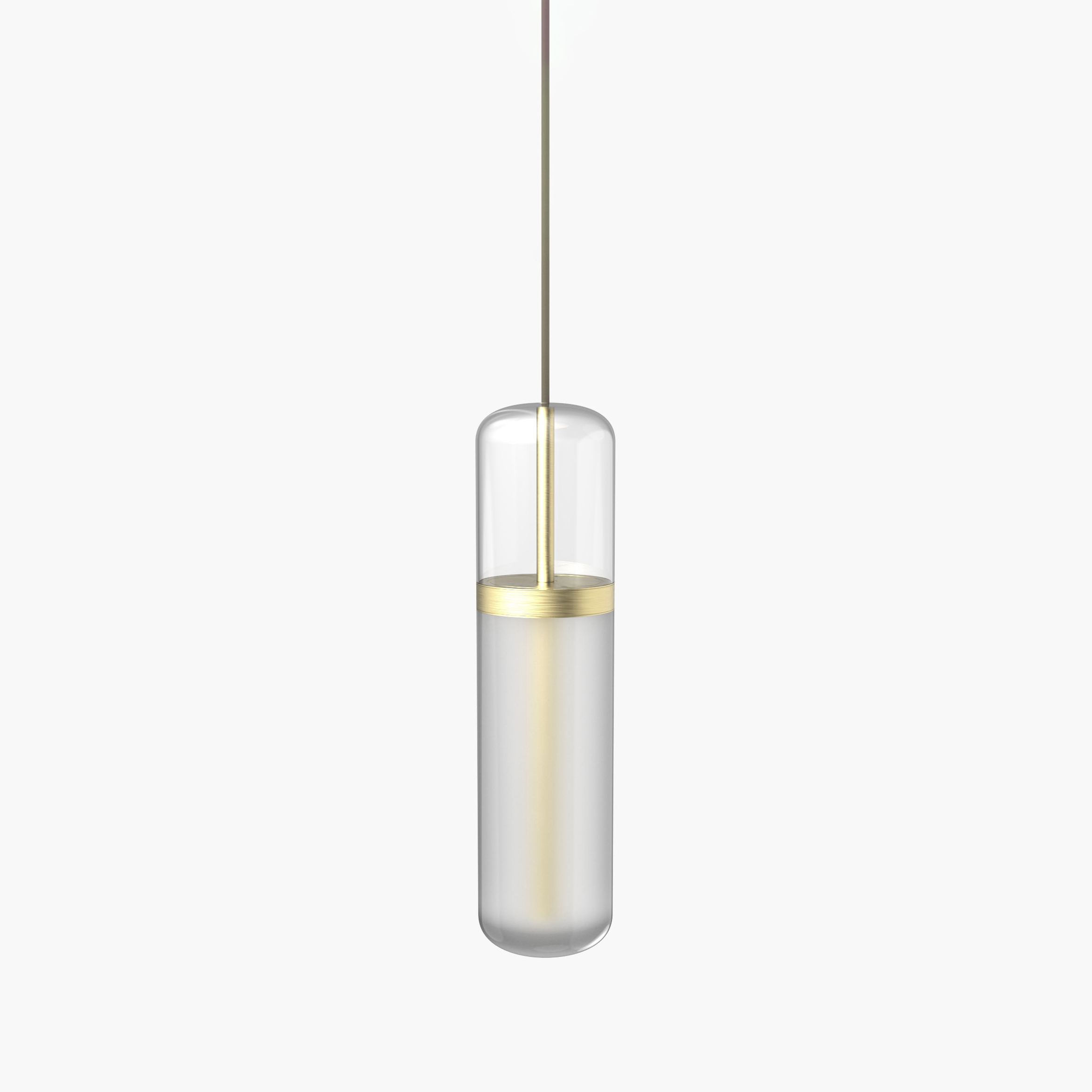 Display product Pill | S 36—01 - Brushed Brass - Opal from manufacturer Empty State