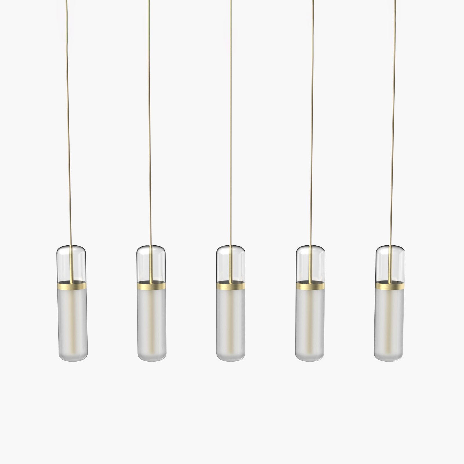 Display product Pill S | 36—07 - Brushed Brass - Opal from manufacturer Empty State