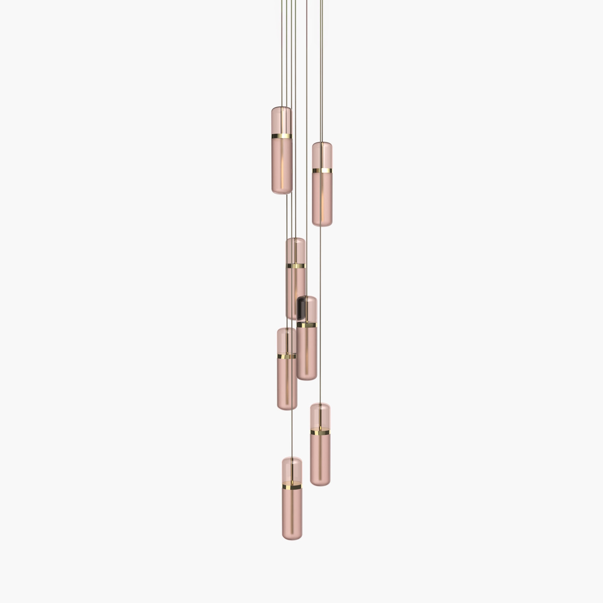 Pill S | 36—08 - Polished Brass - Pink