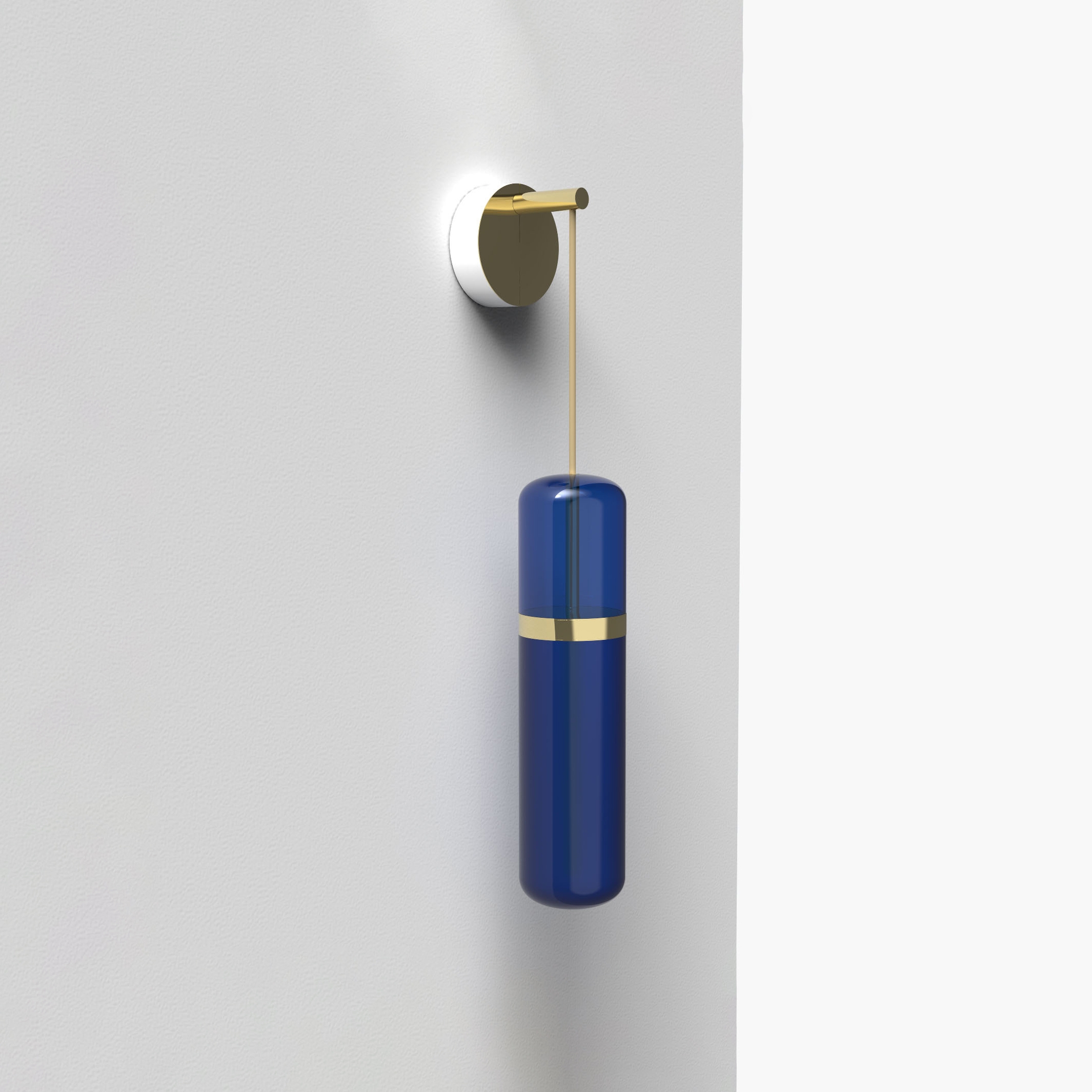 Mostra il prodotto Pill S | 36—09 - Polished Brass - Blue del produttore Empty State