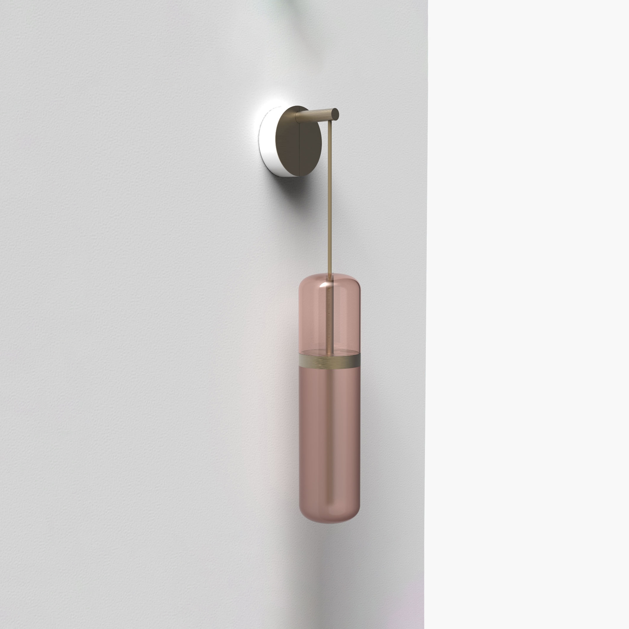 Mostrar el producto Pill S | 36—09 - Burnished Brass - Pink del fabricante Empty State
