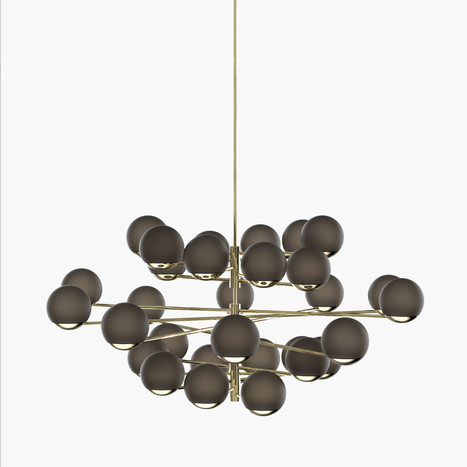 Ball & Hoop | S 19—12 - Polished Brass - Smoked