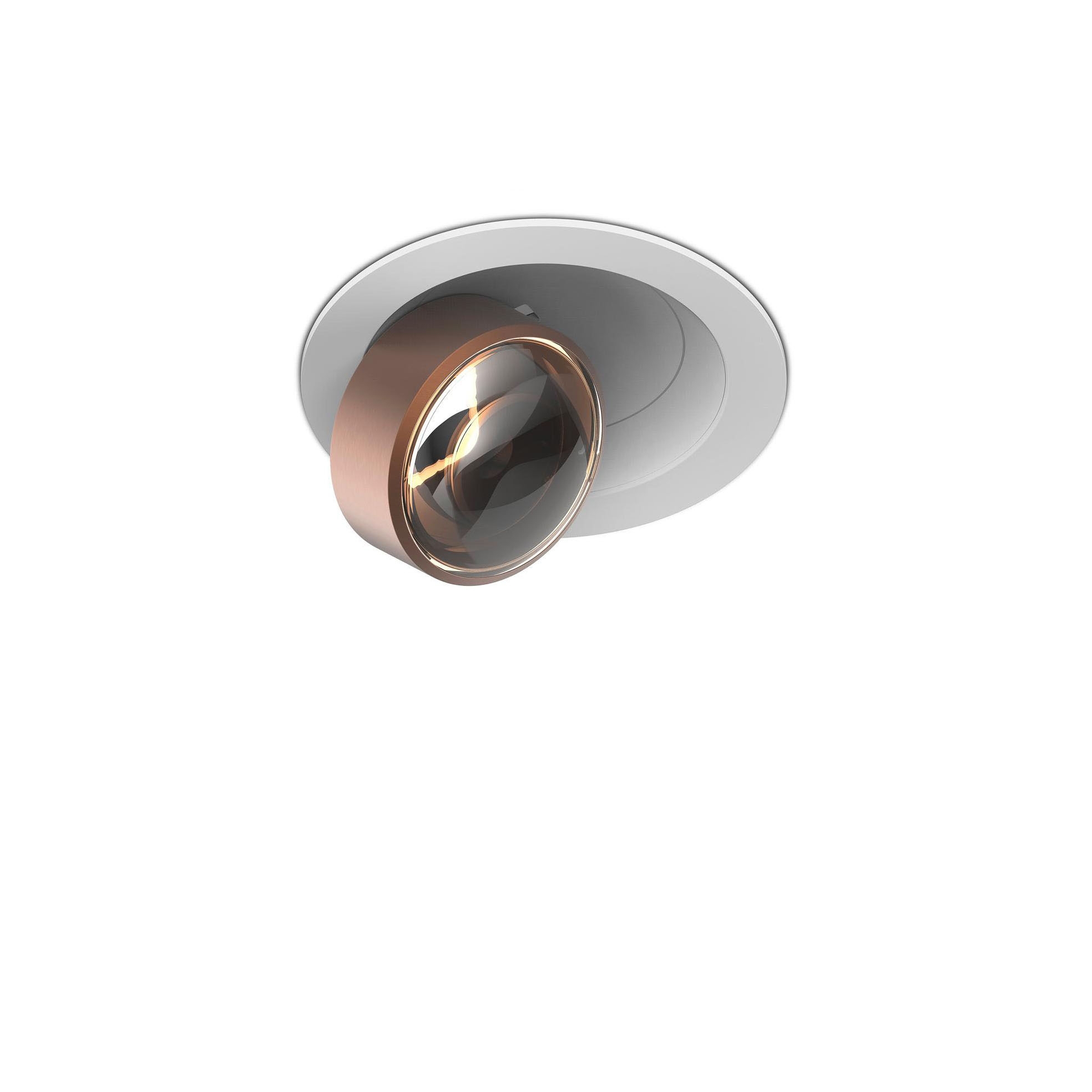 c.Flap Recessed Brow Lens 100 ° Soft Beam | Brushed Bronze