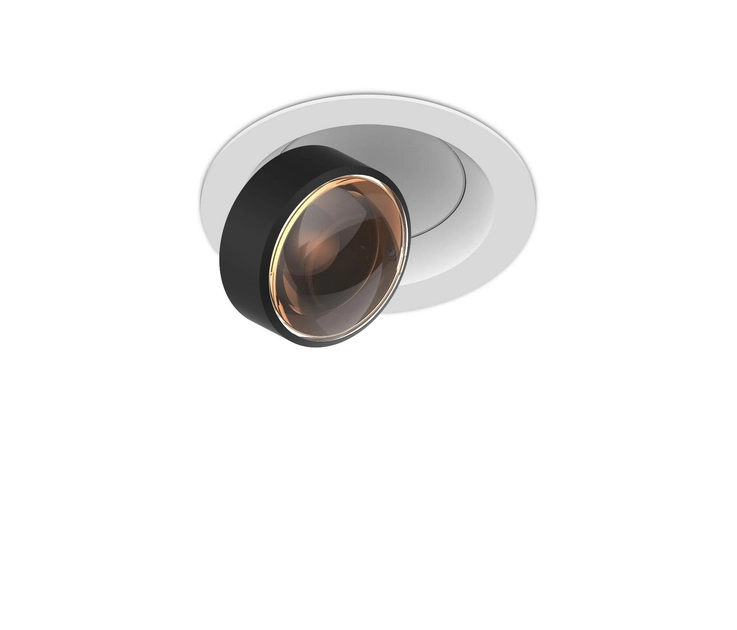 C.FLAP RECESSED BW LENS 75 ° CON | STEALTH BLACK – Lámparas empotrables ...