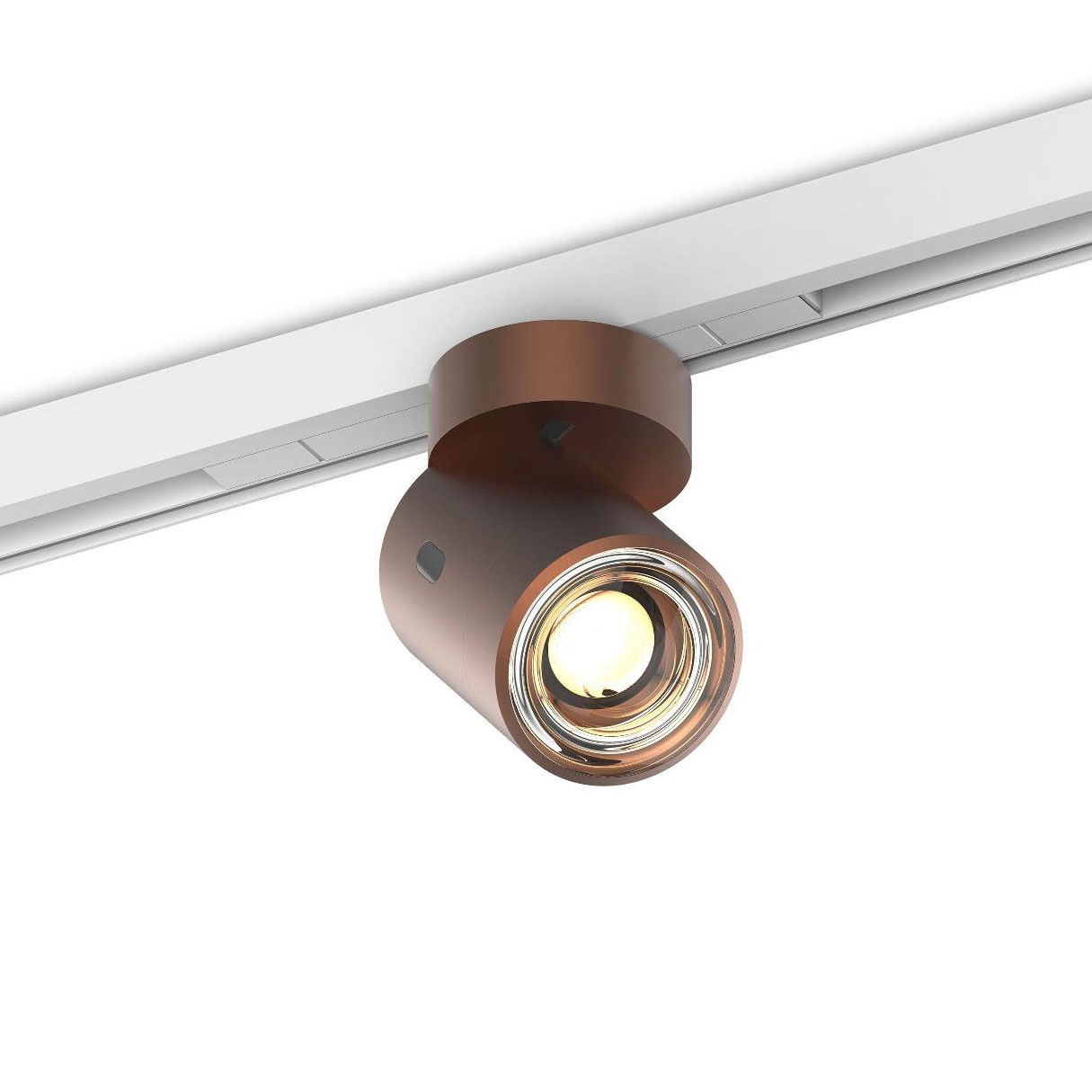 c.Jet Track Brow Lens 15 ° -60 ° Zoom Bro | Brushed Bronze