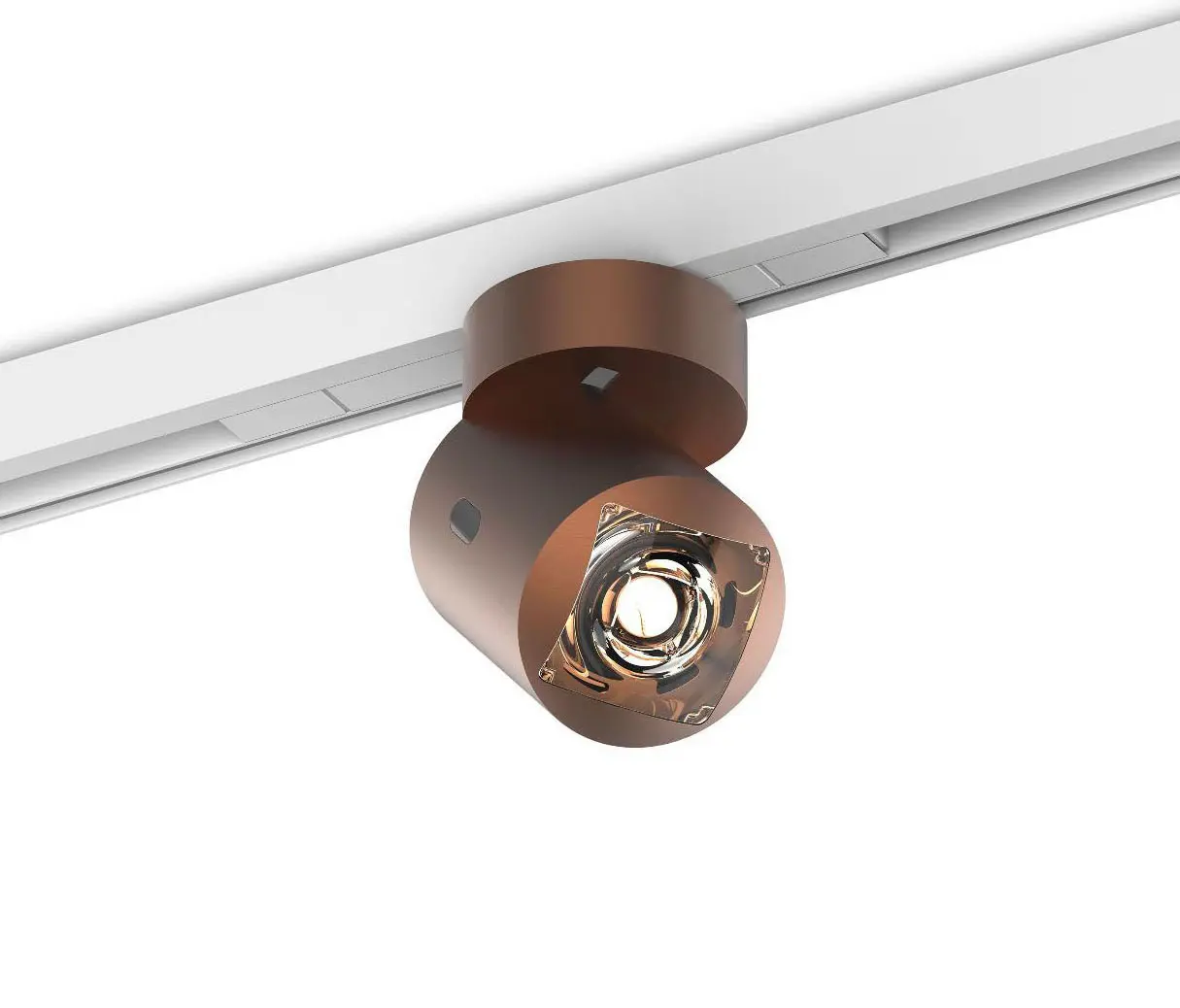 CHRISTOPH - c.Jet Track Brow Lens 75 ° Soft Beam Bro | Brushed Bronze
