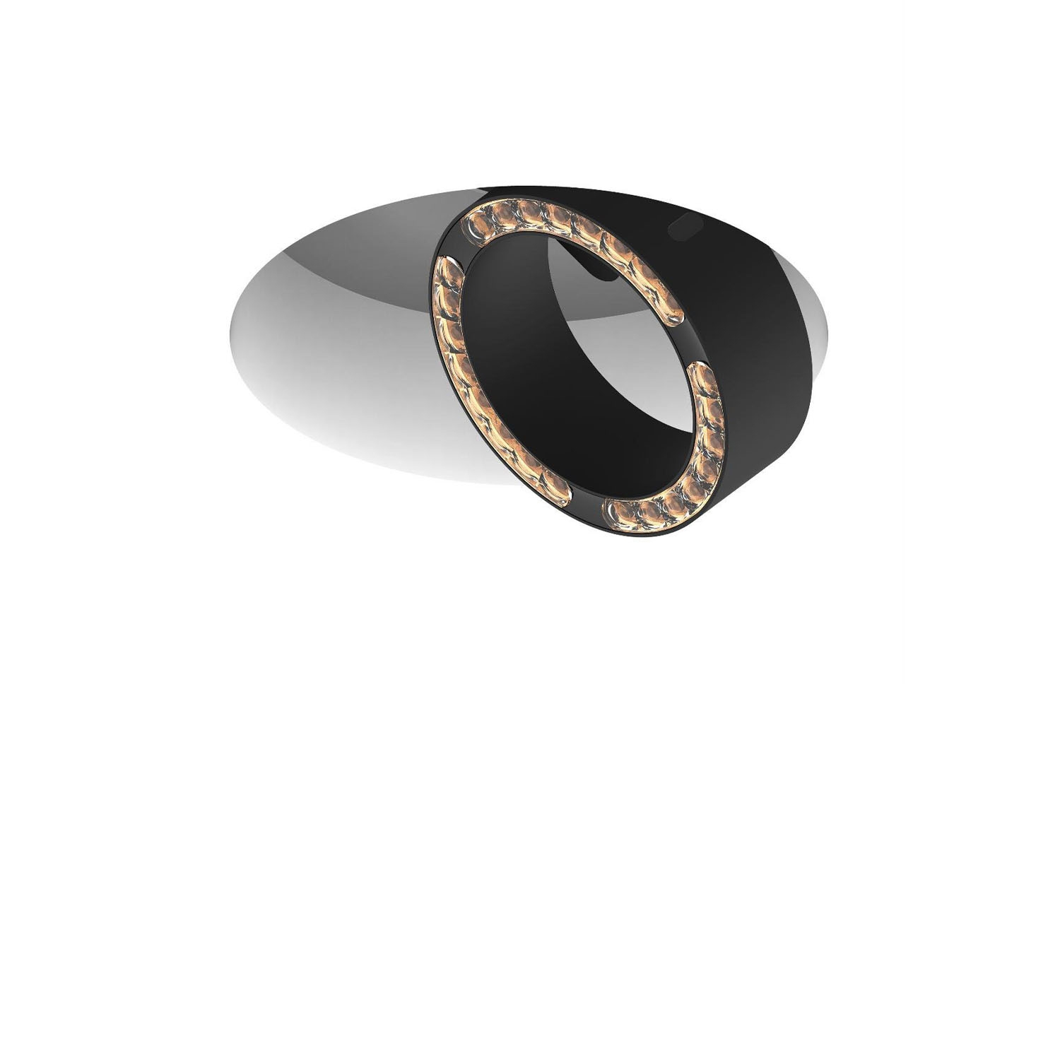 Display product c.Pace Recessed BB Lens 25 ° Soft Beam | Stealth Black from manufacturer CHRISTOPH