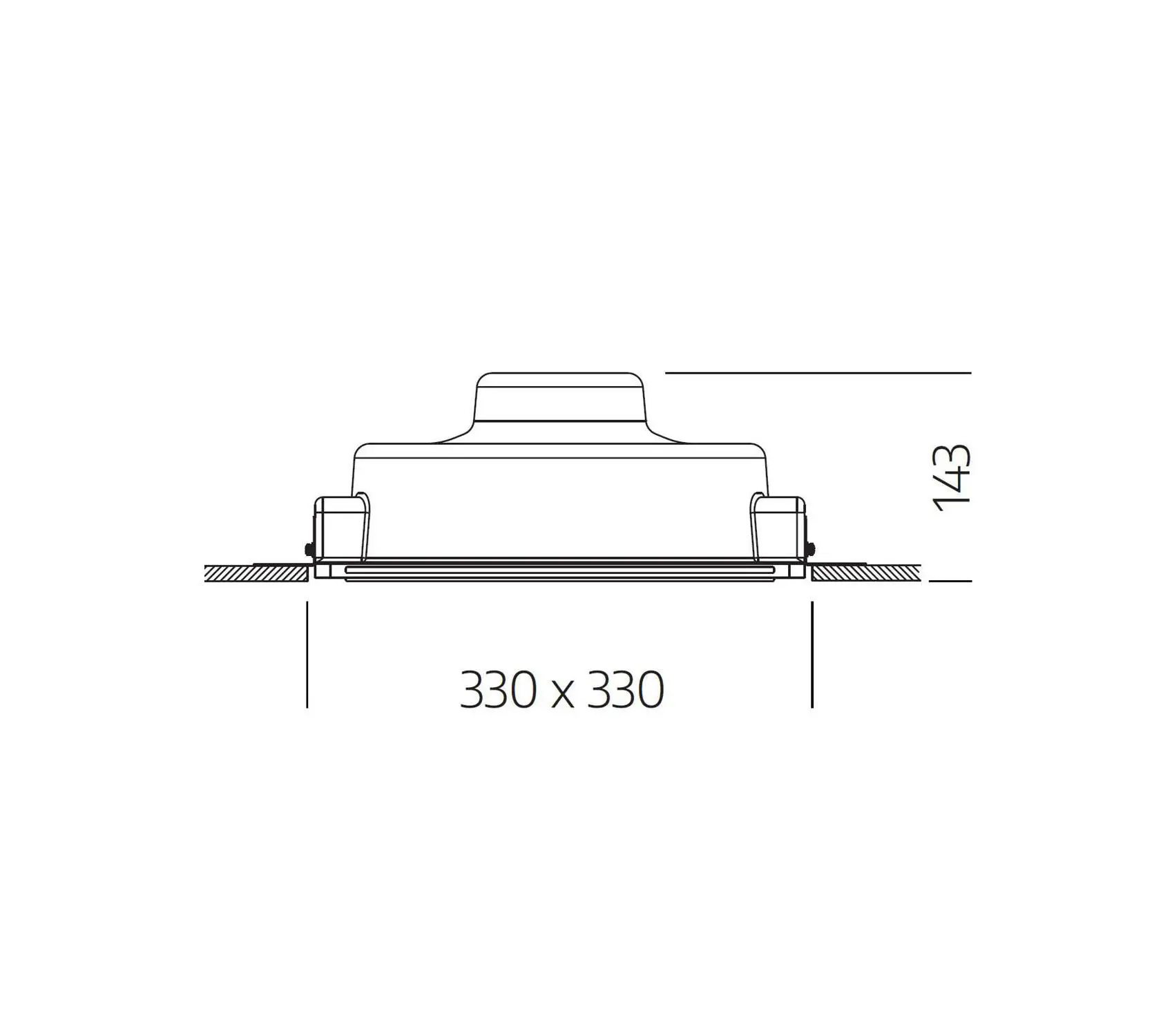 CHRISTOPH - c.Pace recessed BB Linse 75° soft beam | Stealth Black