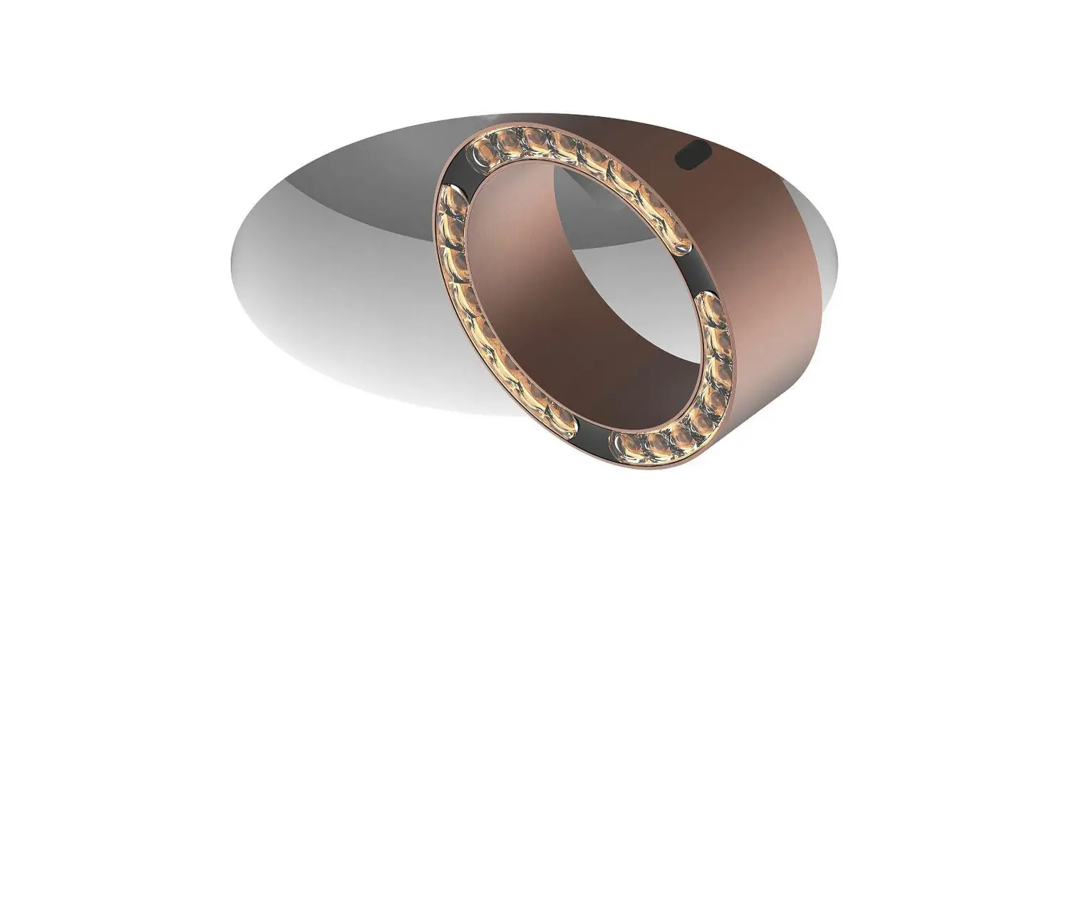 CHRISTOPH - c.Pace Recessed Brow Lens 50 ° Soft Beam | Brushed Bronze