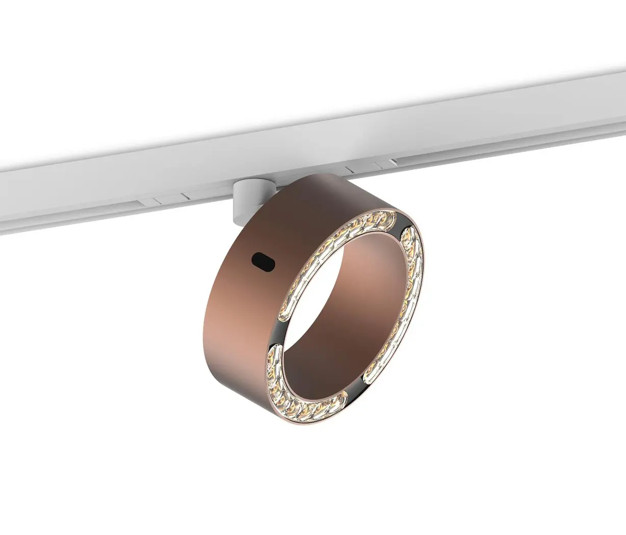 CHRISTOPH - c.Pace track BroW Linse 100° soft beam | Brushed Bronze