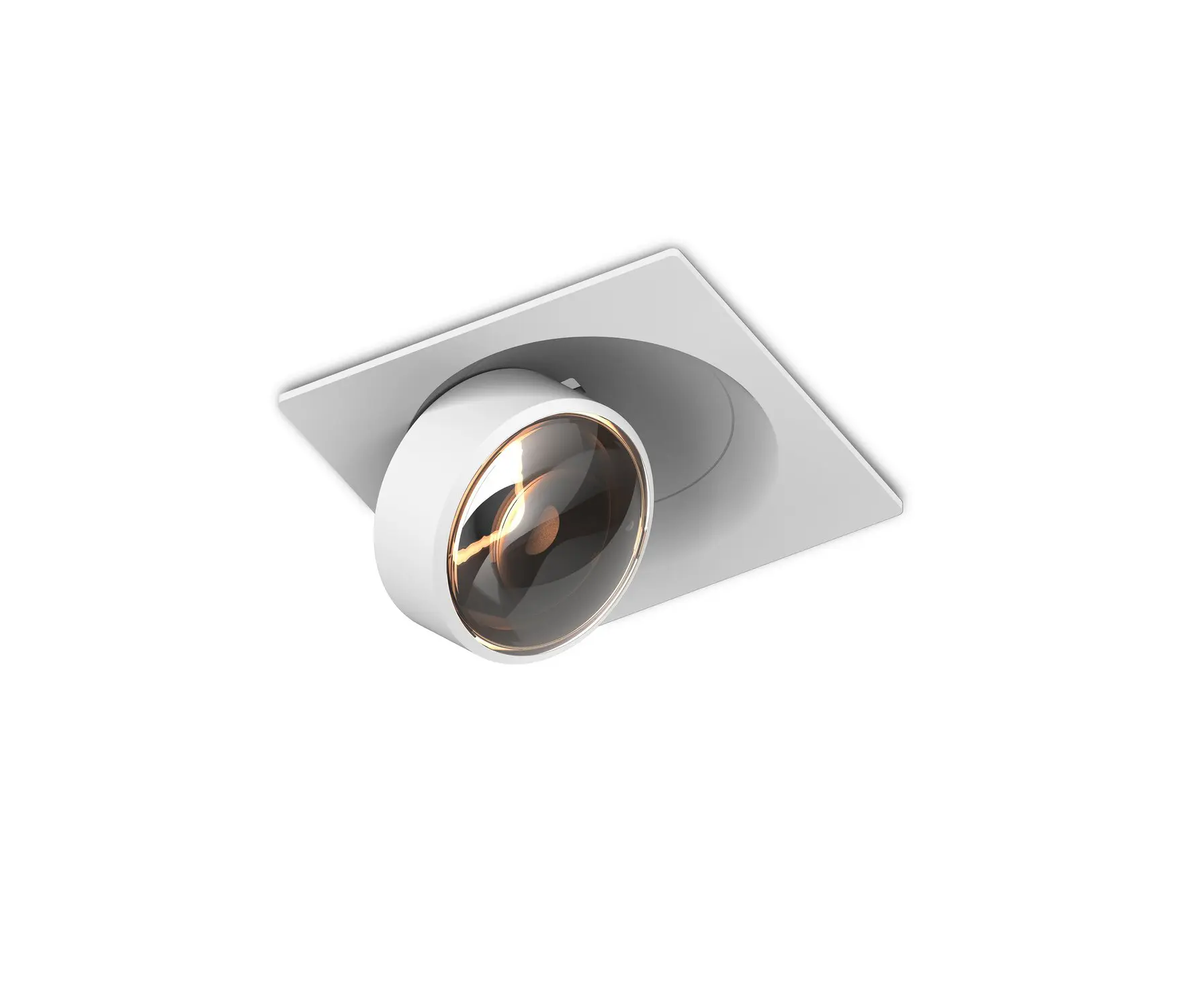 CHRISTOPH - c.Flap recessed P WW 50° soft beam | Satin White/Satin White