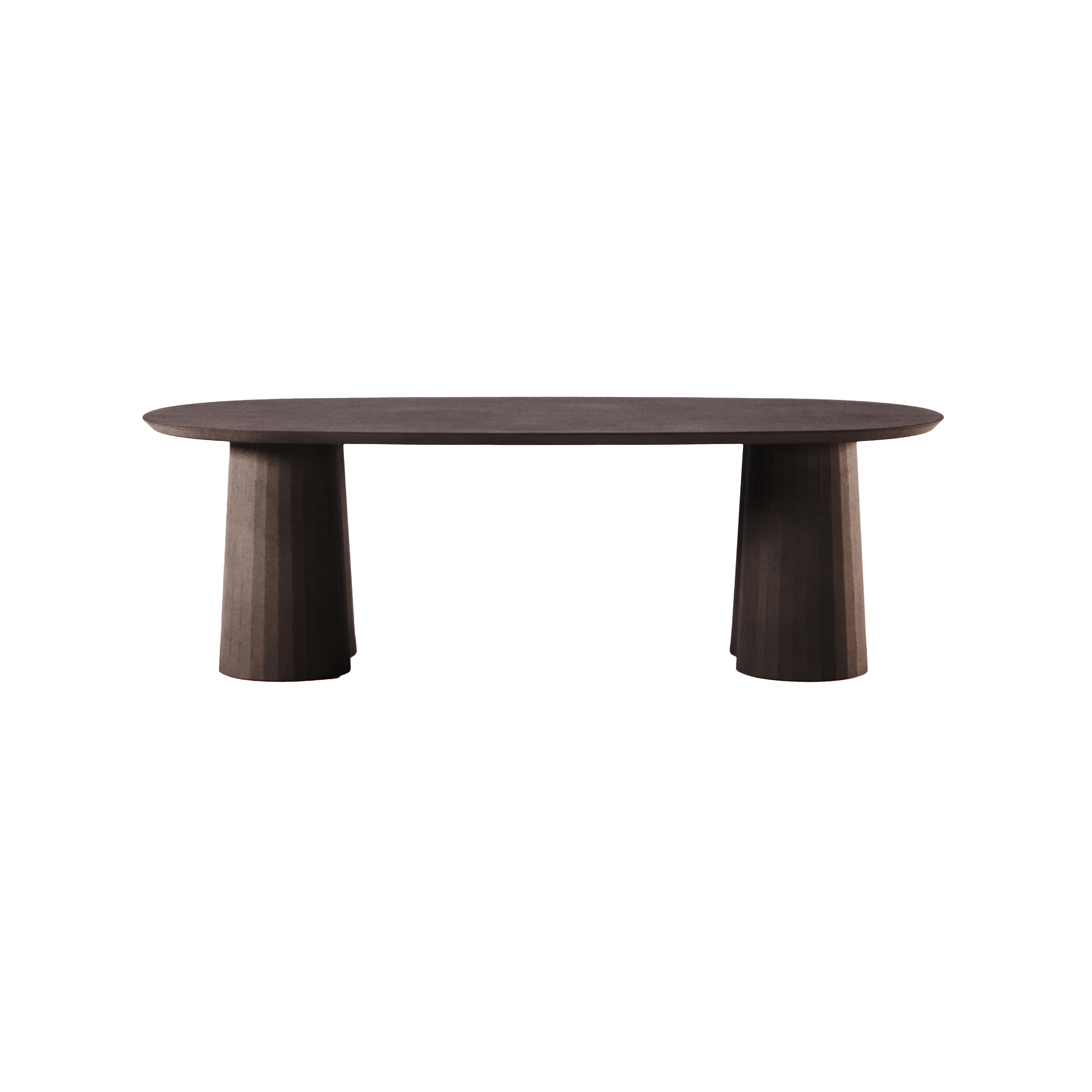 Vertoon produk Fusto Oval Coffee Table III van vervaardiger Forma & Cemento