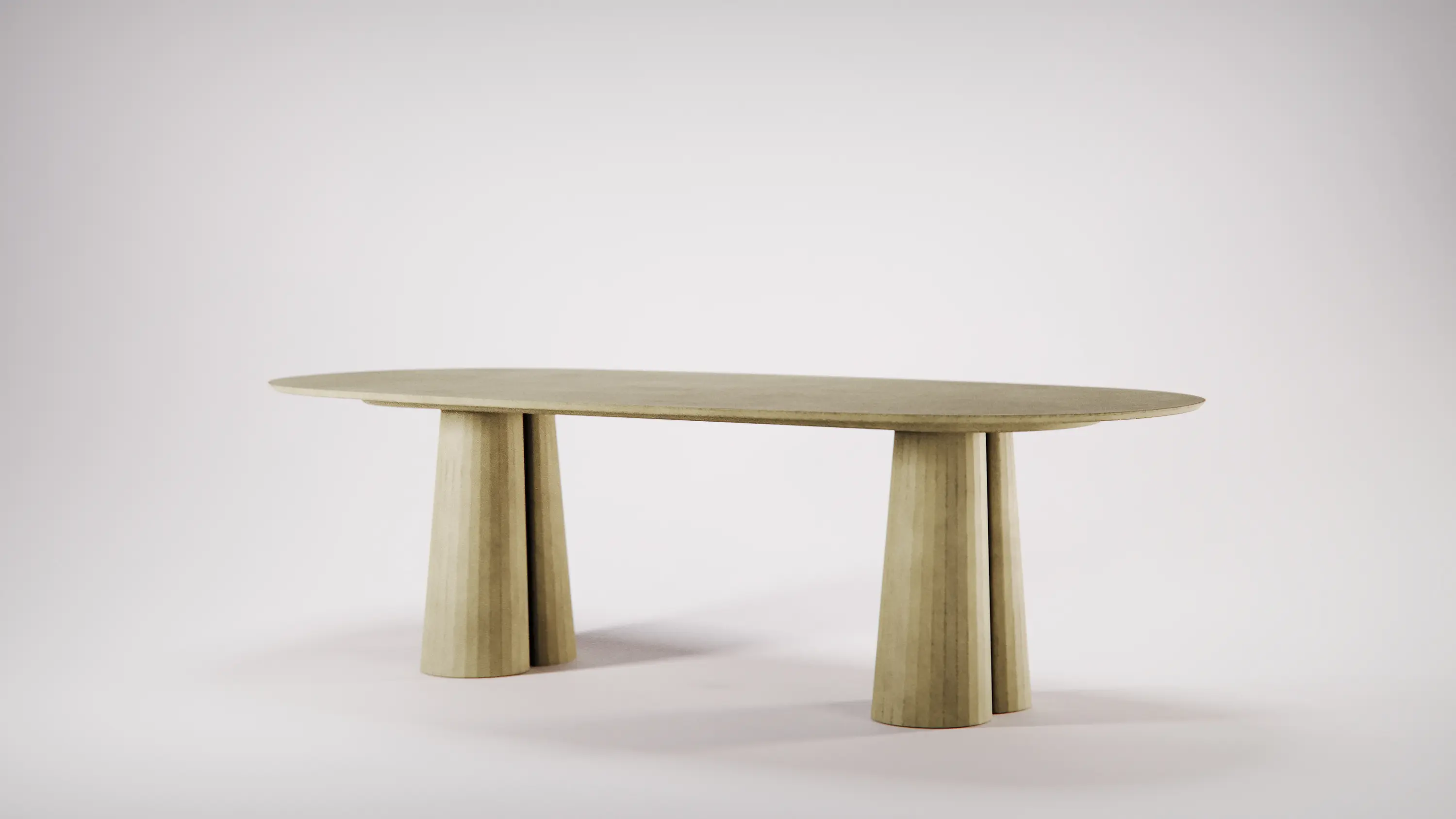 Forma & Cemento - Fusto Oval Dining Table