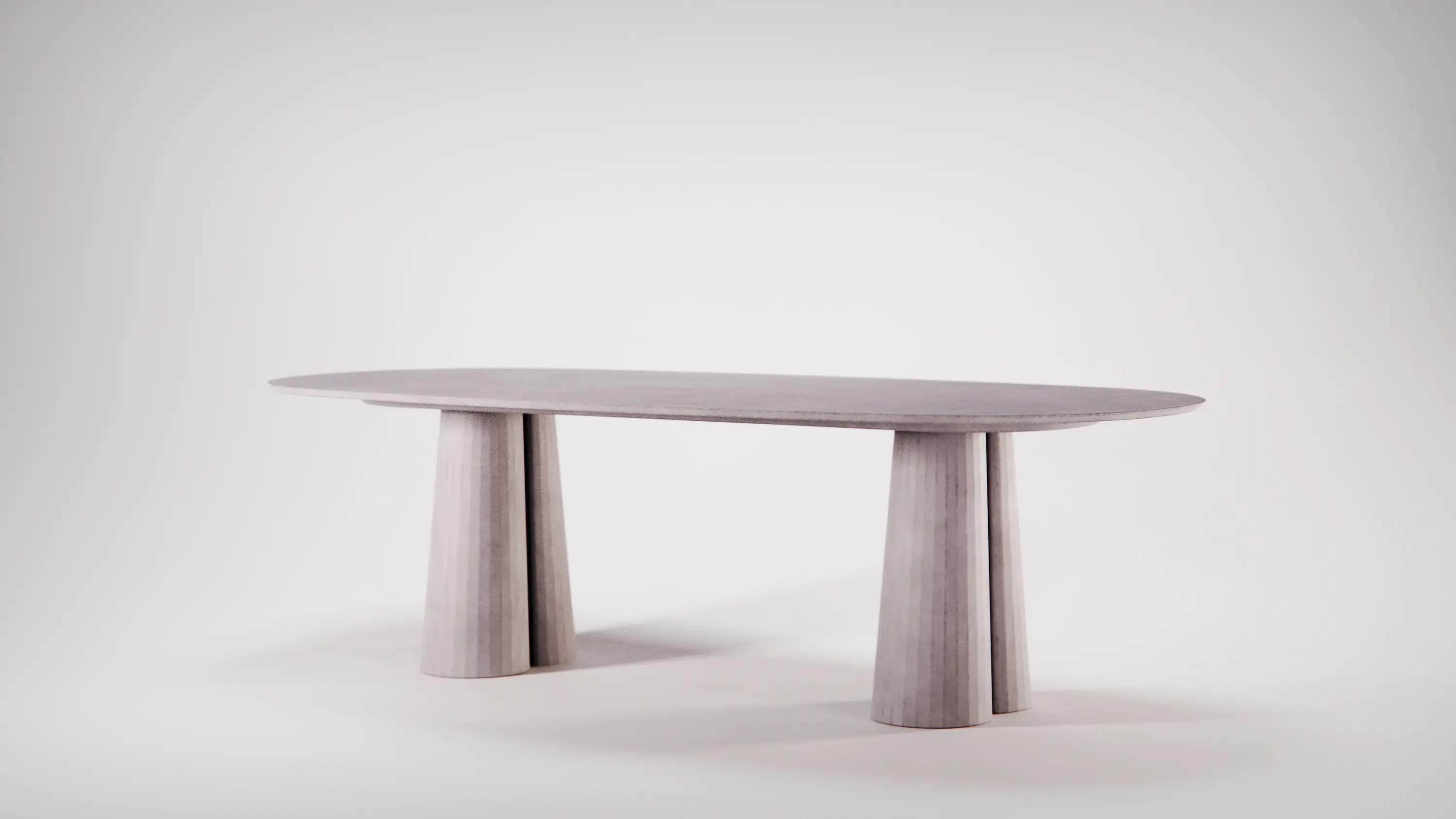 Forma & Cemento - Fusto Oval Dining Table