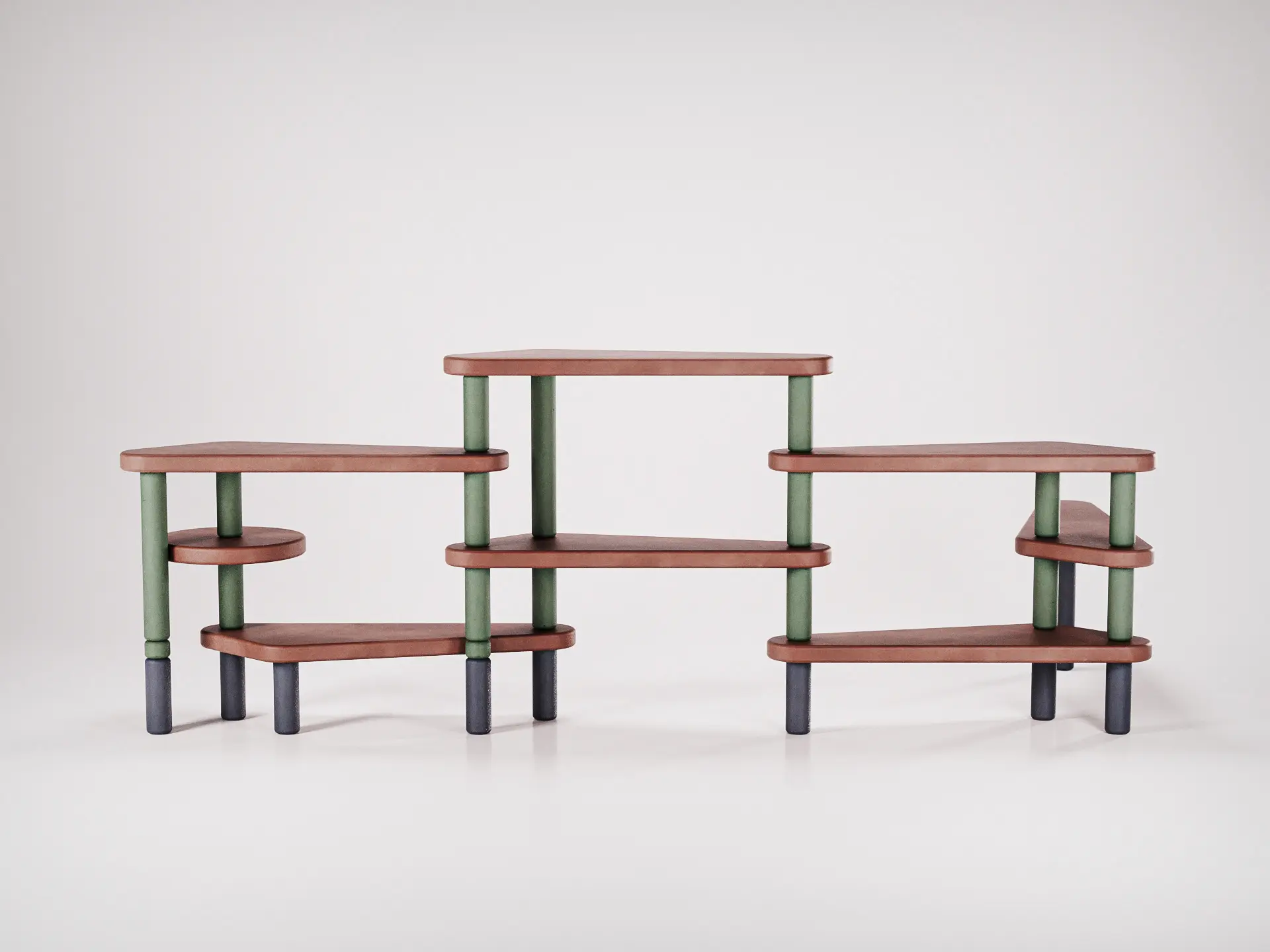 Forma & Cemento - Flipper Bookcase (configuration B)
