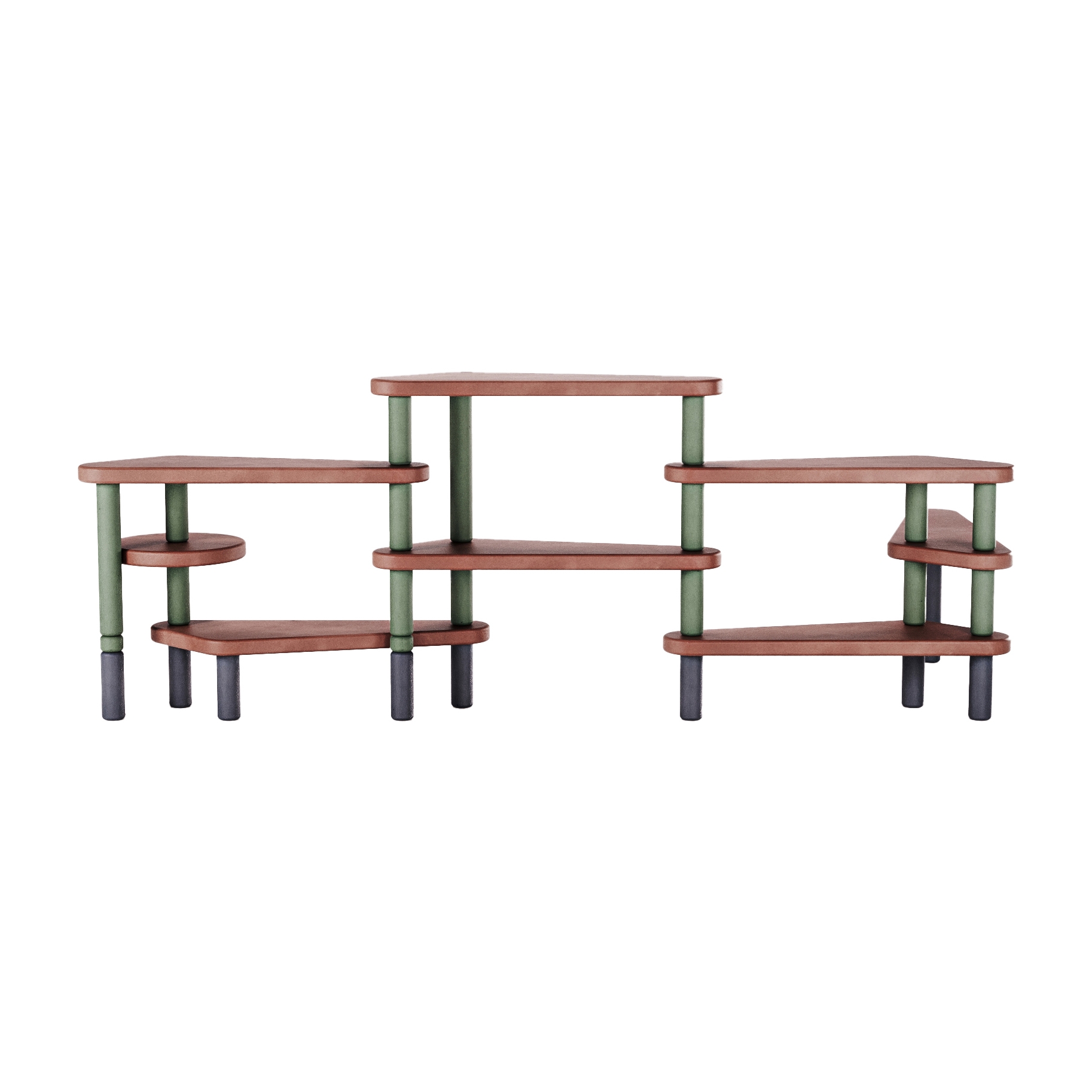 Afficher le produit Flipper Bookcase (configuration B) du fabricant Forma & Cemento