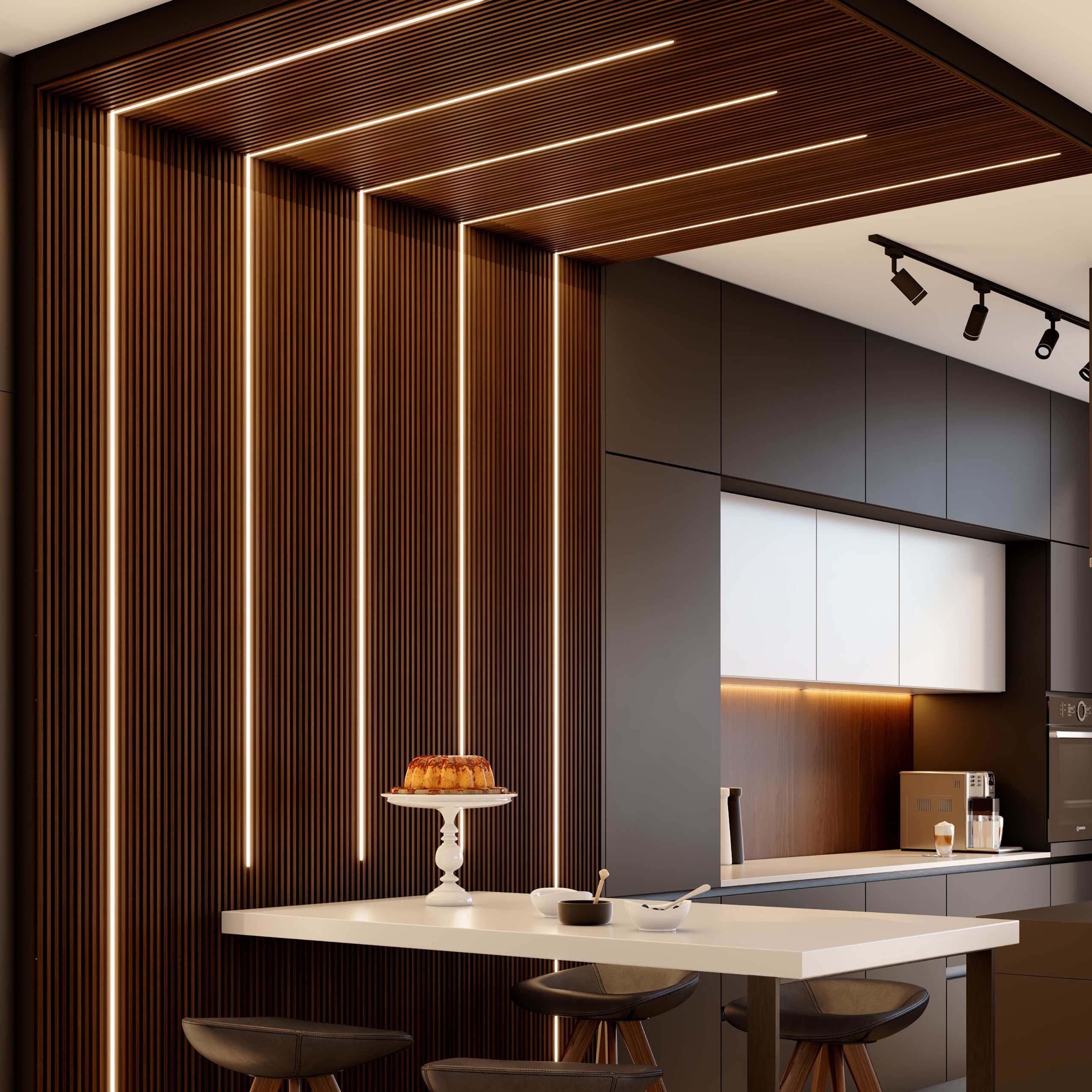 Display product NOVA MOOVE.URBAN Tower Walnut from manufacturer DÉCO SPA
