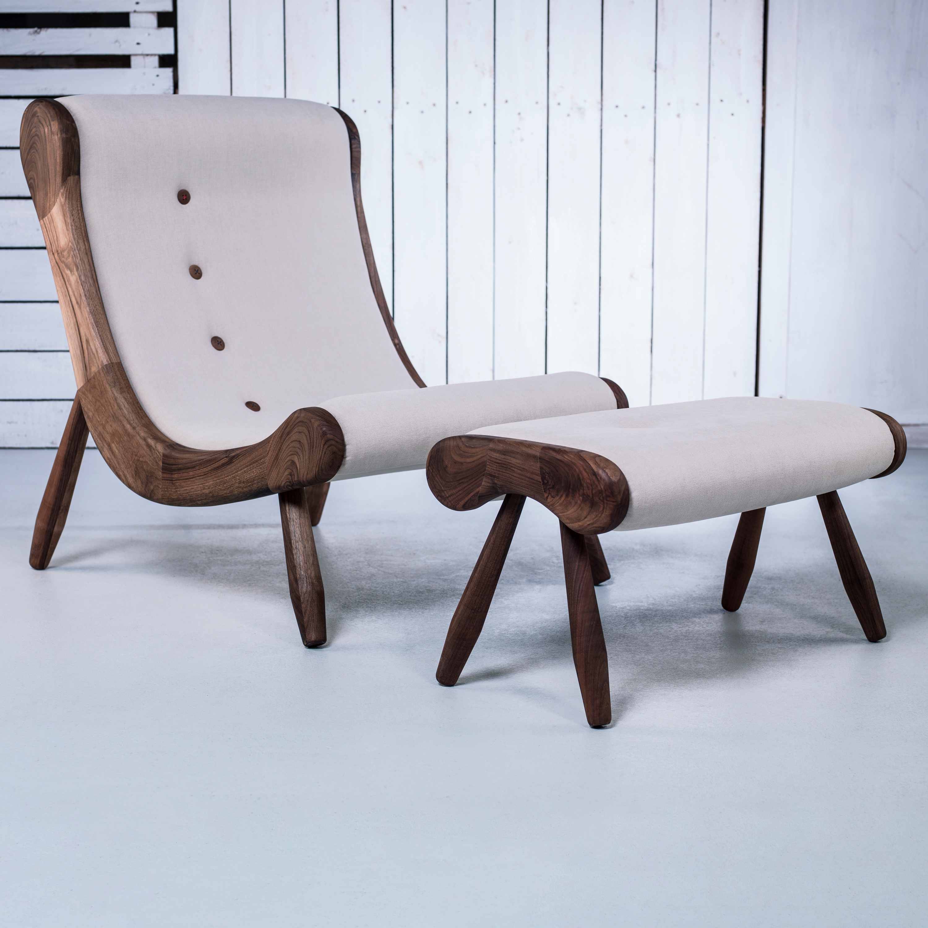 Mostrar el producto Eye armchair, wool coll fabric del fabricante Hookl und Stool