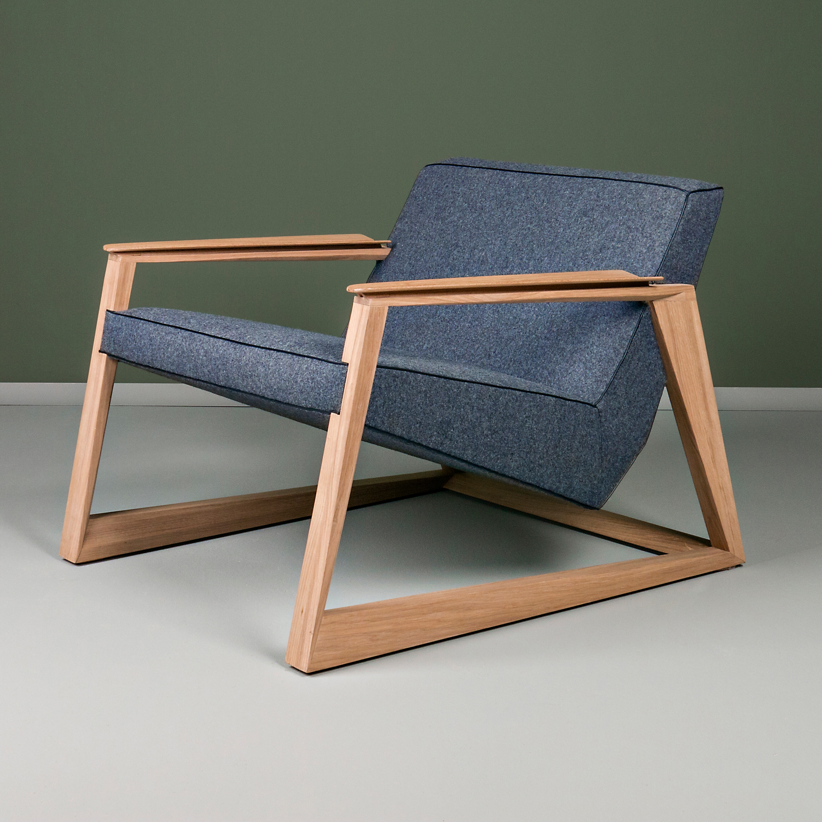 Mostrar el producto Lasta armchair, wool coll fabric del fabricante Hookl und Stool