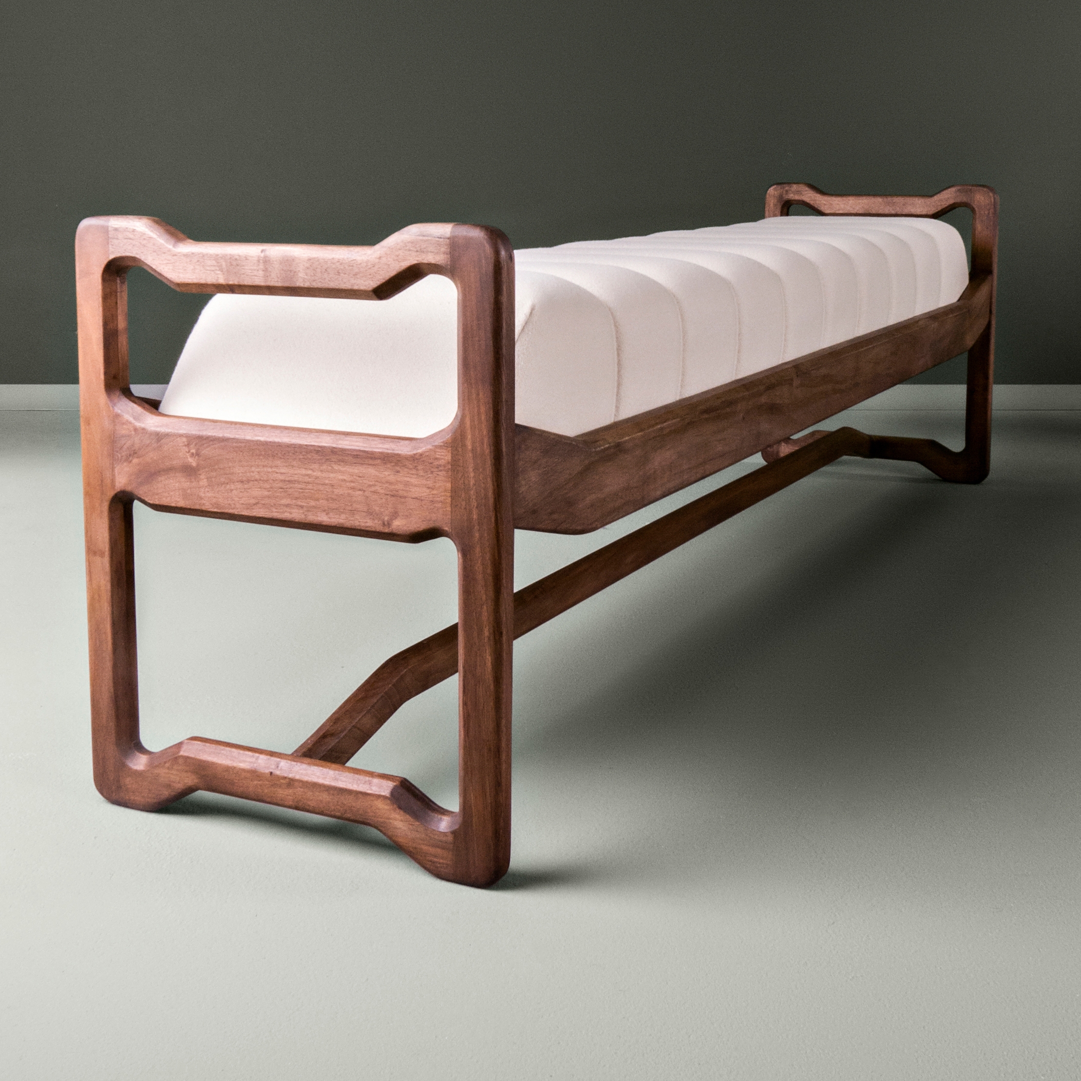 Mostrar el producto Scena bench, wool coll 177 cm del fabricante Hookl und Stool