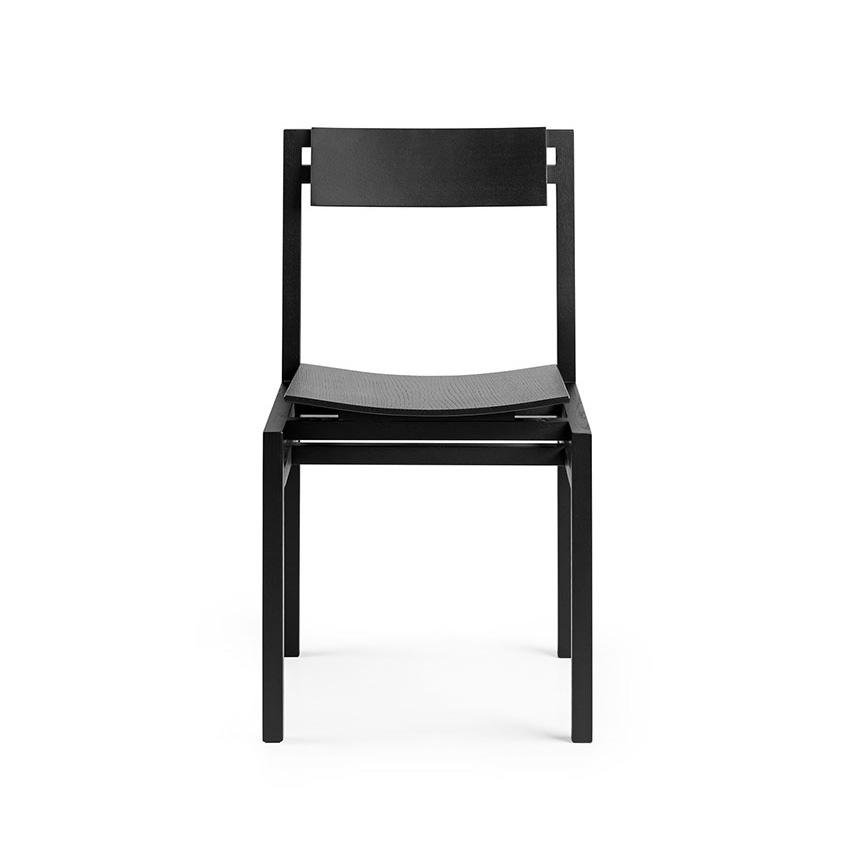 Display product Haus Chair Oak Black from manufacturer Kluskens Meubelcreaties