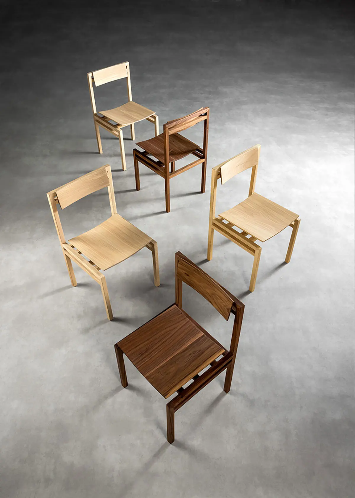Kluskens Meubelcreaties - Haus Chair Walnut