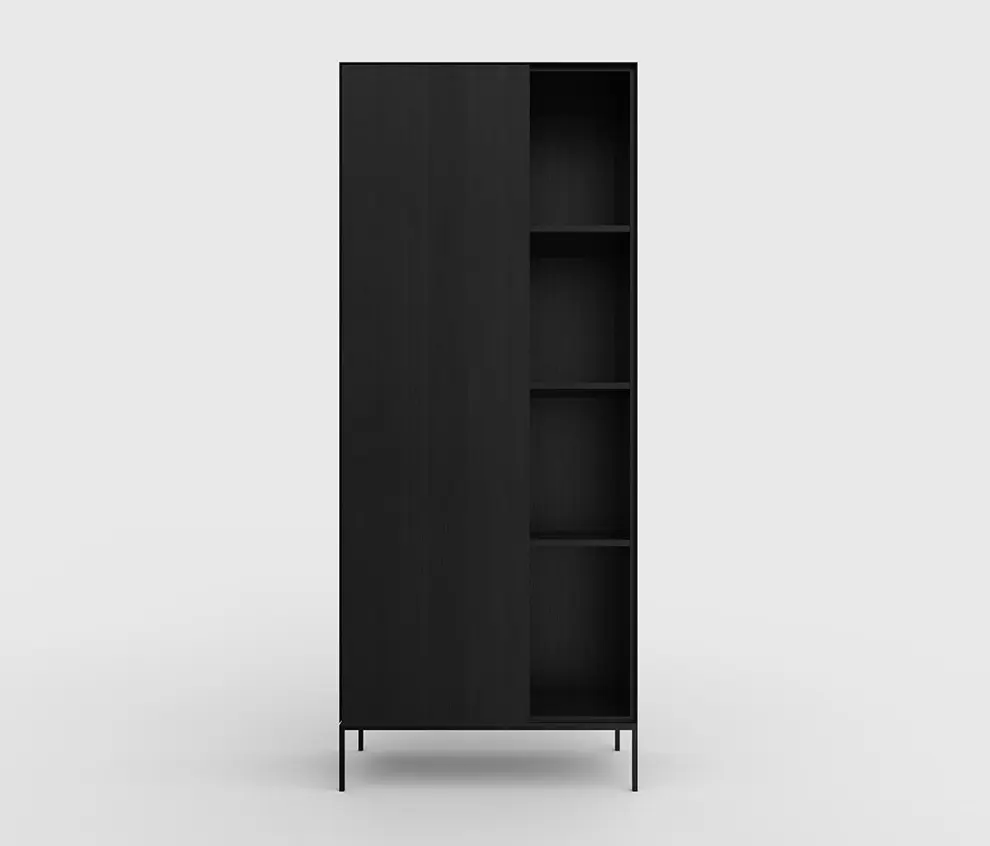 Kluskens Meubelcreaties - Yale cabinet Oak Black