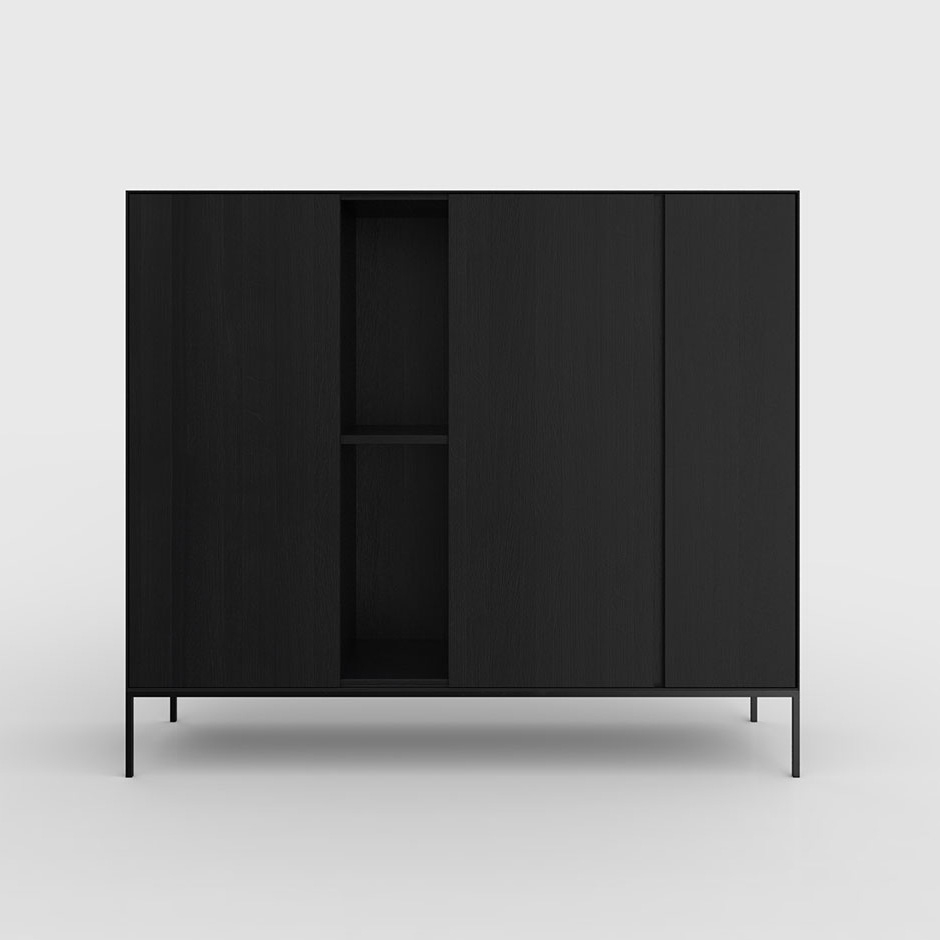 Display product Yale cabinet Oak Black from manufacturer Kluskens Meubelcreaties
