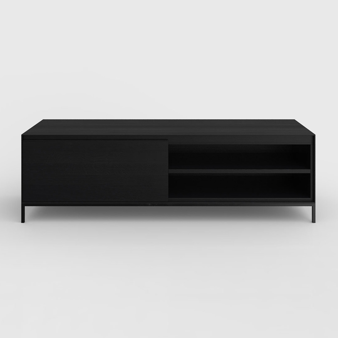 Mostra il prodotto Yale TV sideboard Oak Black del produttore Kluskens Meubelcreaties